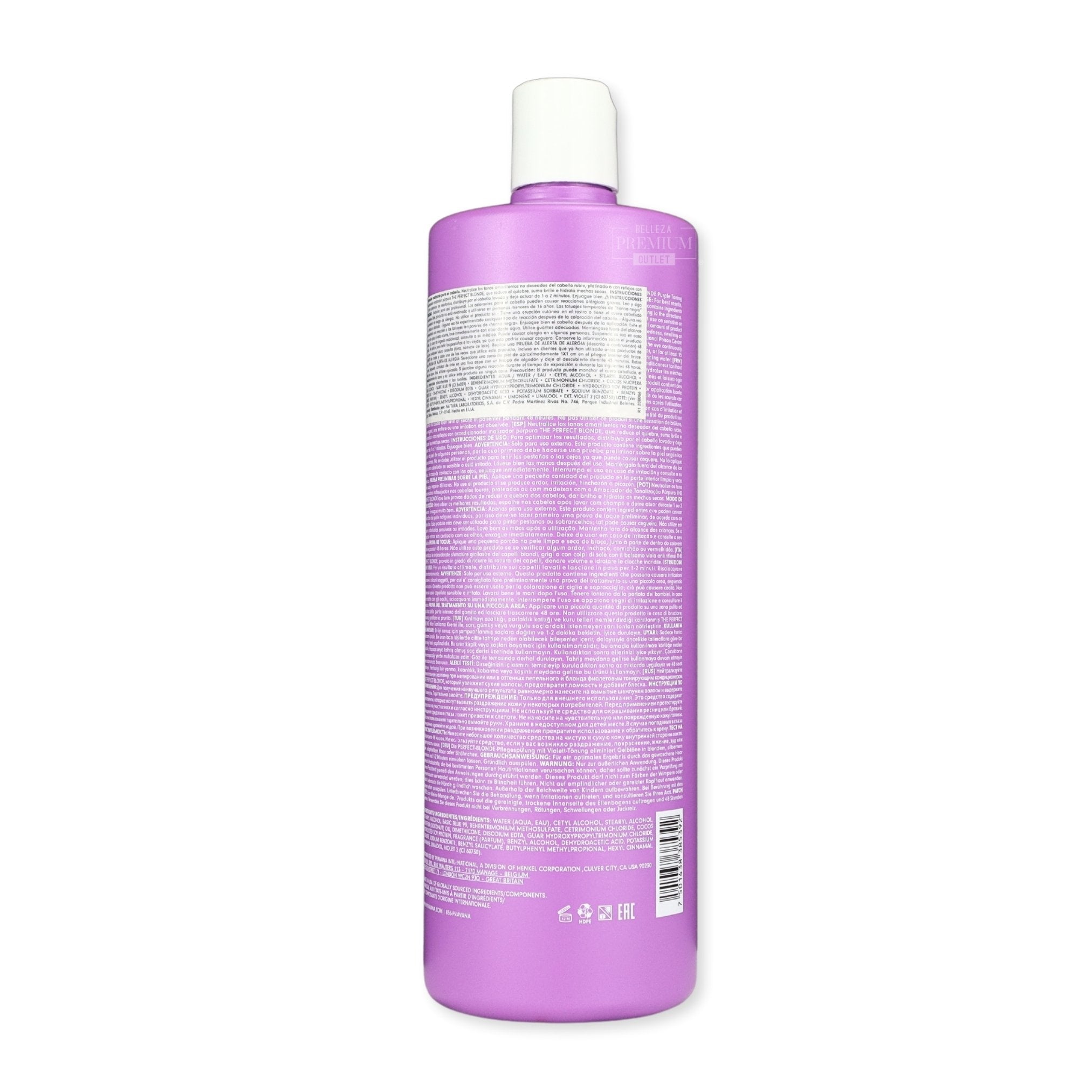 PRAVANA Conditioner The Perfect Blonde Matizador 1L: El Acondicionador Sensacional para un Rubio Perfecto y Brillante