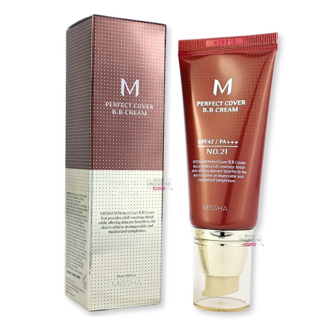 Missha BB Cream Perfect Covering SPF42 PA+++, No.21 Light Beige: El Fabuloso Todo en Uno para una Piel Impecable