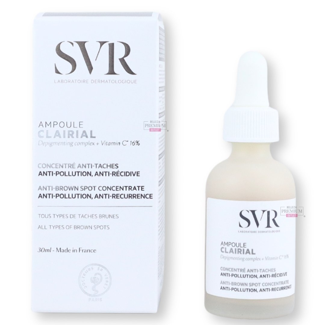 SVR Clairial Ampoule 30ml: Solución Eficaz para Manchas Oscuras