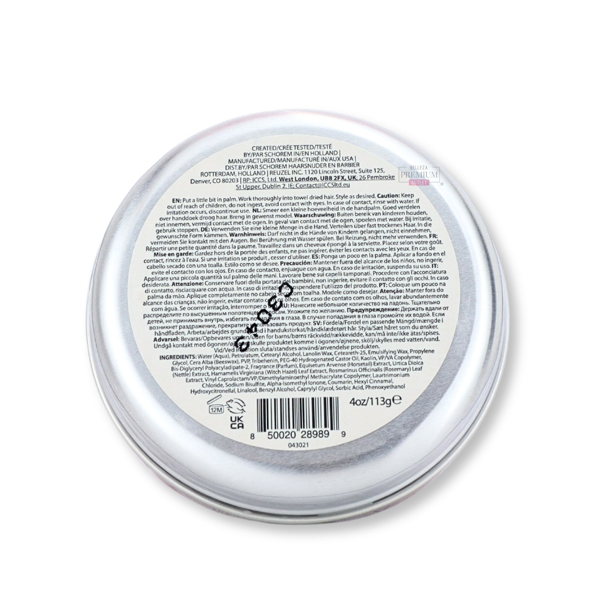 REUZEL POMADE 113GR CONCRETE HOLD MATTE: Un Estilo Fascinante y Duradero