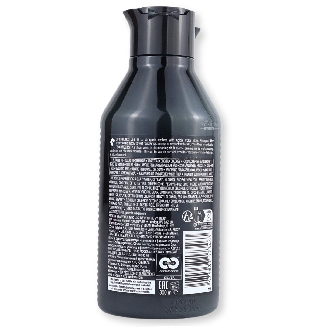 Redken Acidic Color Gloss Conditioner 300ml: fascinante acondicionador que mantiene el color del cabello y repara el cabello dañado