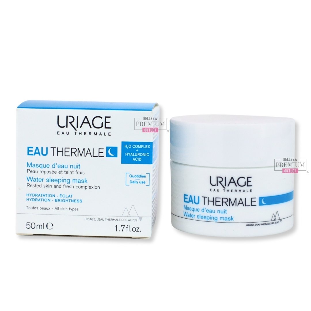 Uriage Eau Thermal Sleep Mask 50ml: Brillante hidratación nocturna para una piel radiante al despertar