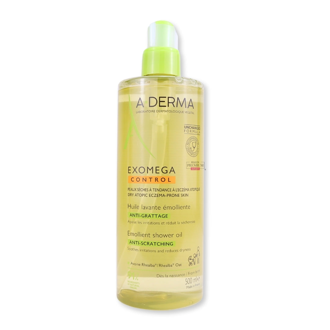 A-Derma EXOMEGA Control Emolliërende Reinigingsolie 500ml: El infalible aceite limpiador para pieles secas y atópicas