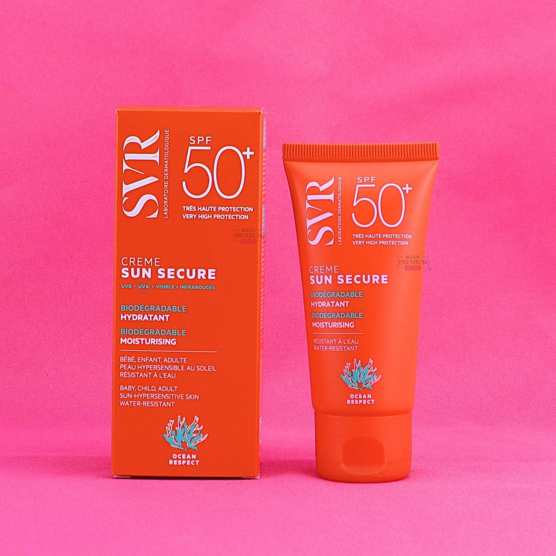SVR Sun Secure Creme SPF50+ 50ml: Protección Solar Infalible para una Defensa Completa