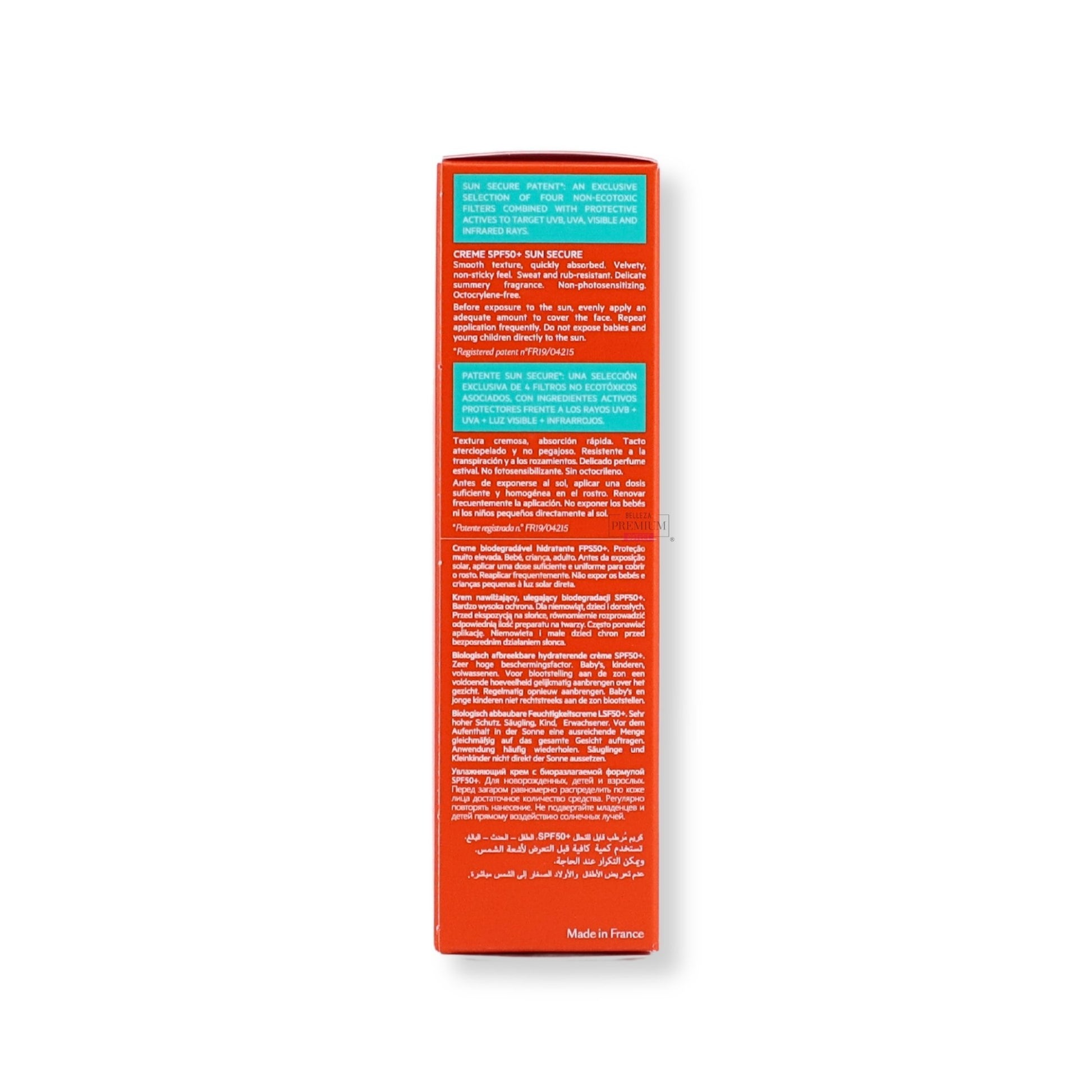 SVR Sun Secure Creme SPF50+ 50ml: Protección Solar Infalible para una Defensa Completa