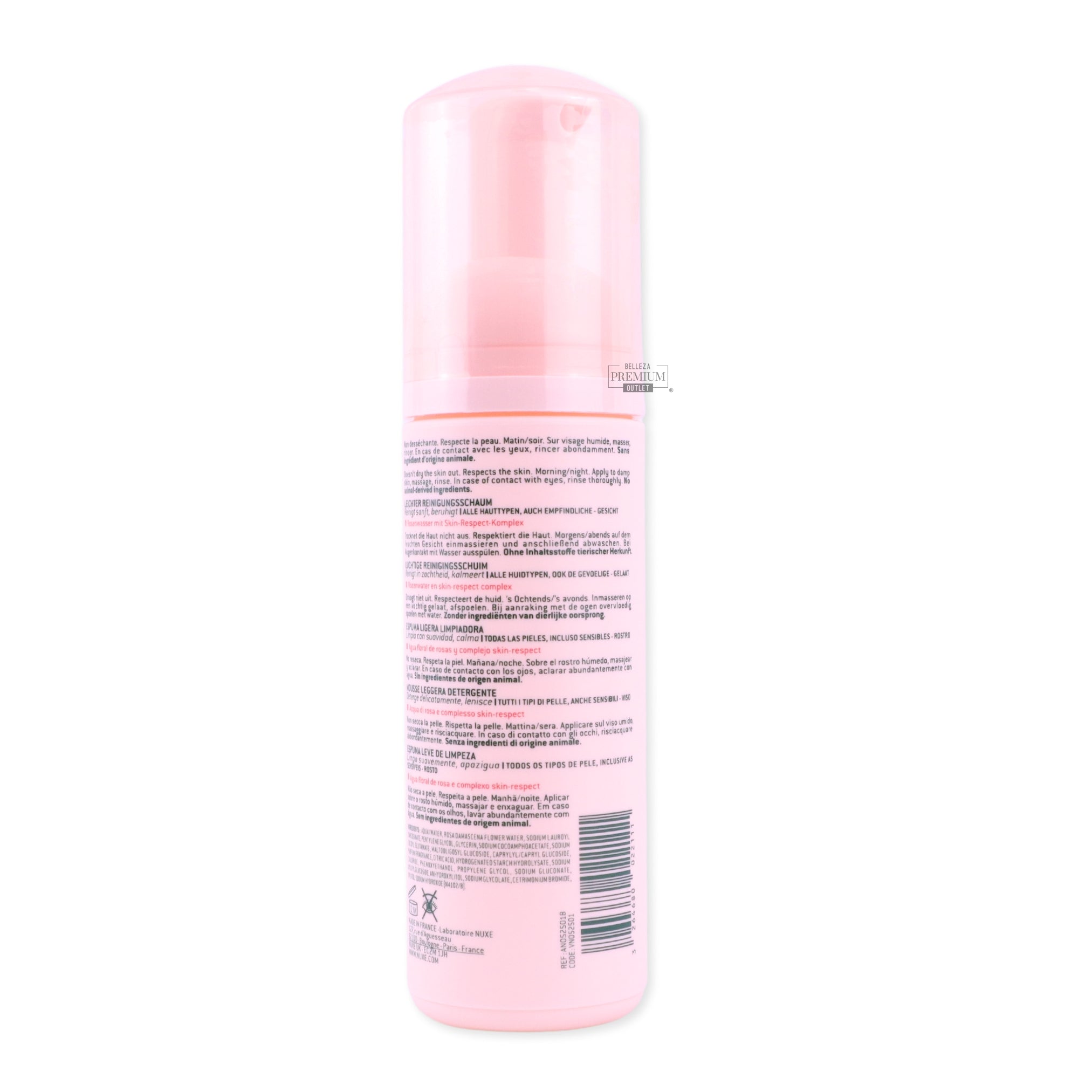 NUXE CLEANSING FOAM VERY ROSE 150ML