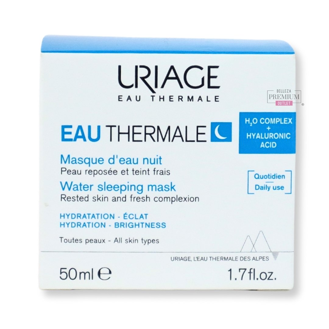 Uriage Eau Thermal Sleep Mask 50ml: Brillante hidratación nocturna para una piel radiante al despertar