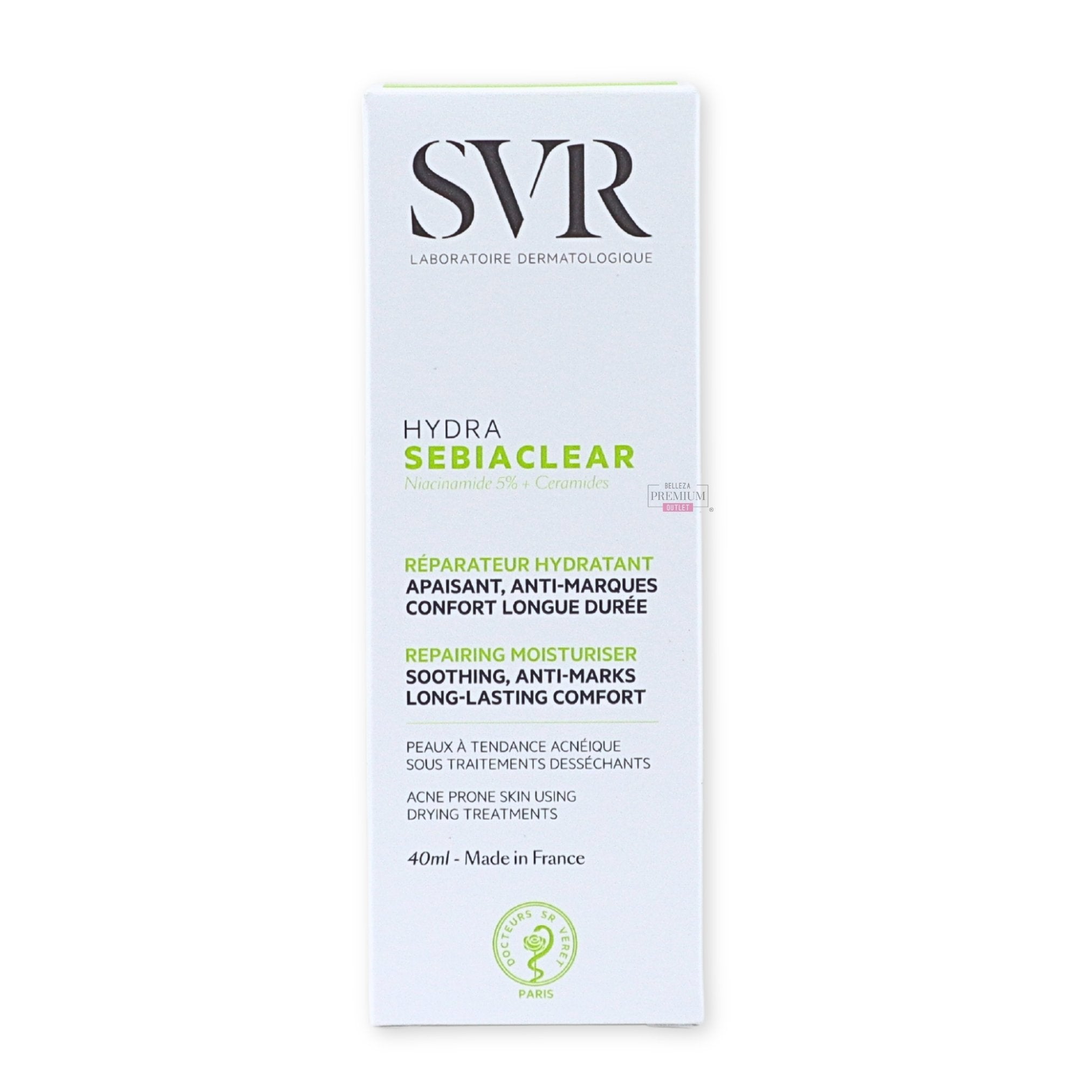 SVR Sebiaclear Crème Hydra 40 ml: Impactante Hidratación para una Piel Radiante y Equilibrada