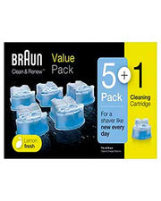 Braun Clean & Renew Value Pack Lemon Fresh – Higiene y Cuidado de tu Afeitadora