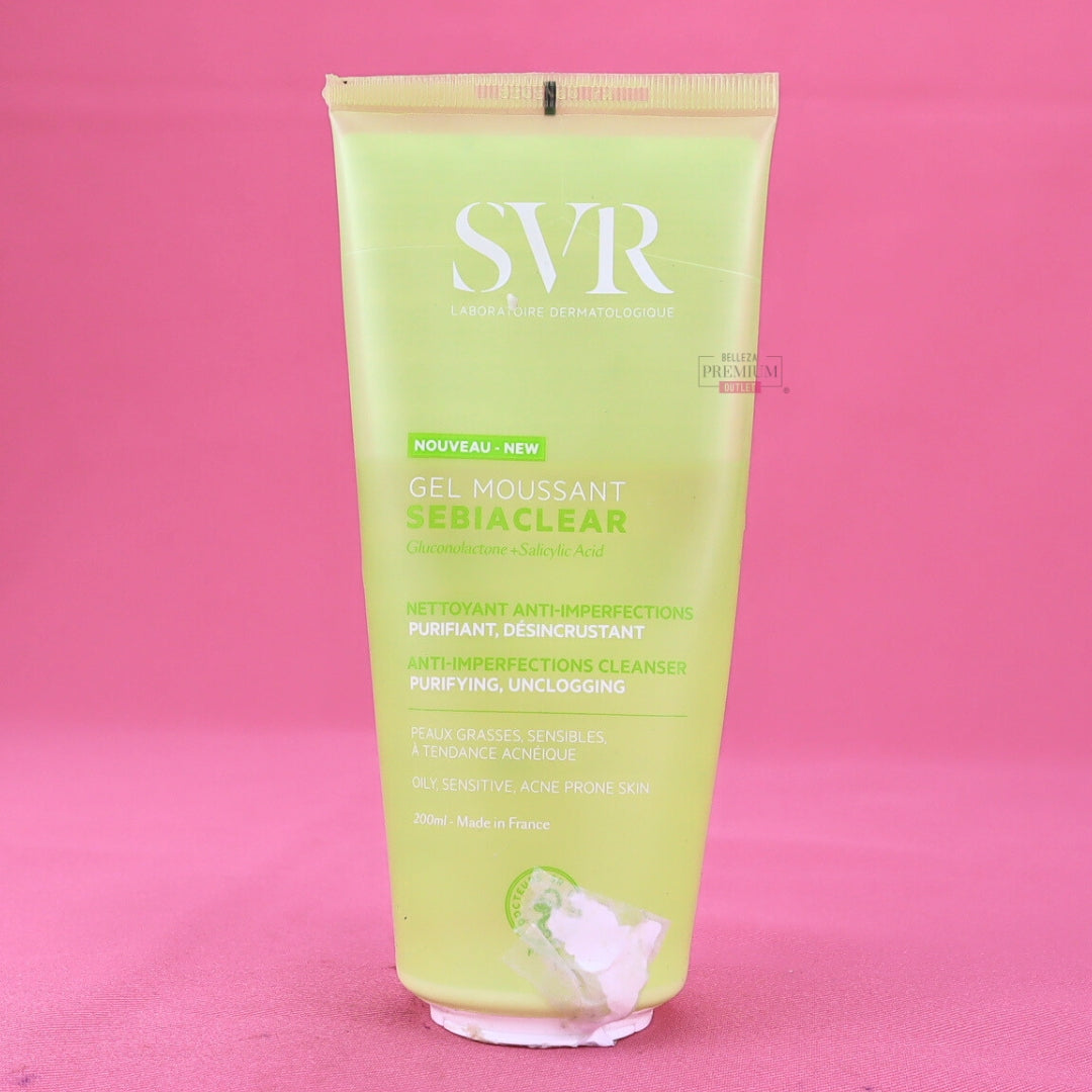 Svr Sebiaclear Gel Moussant 200ml TAPA DAÑADA/FALTA PRODUCTO