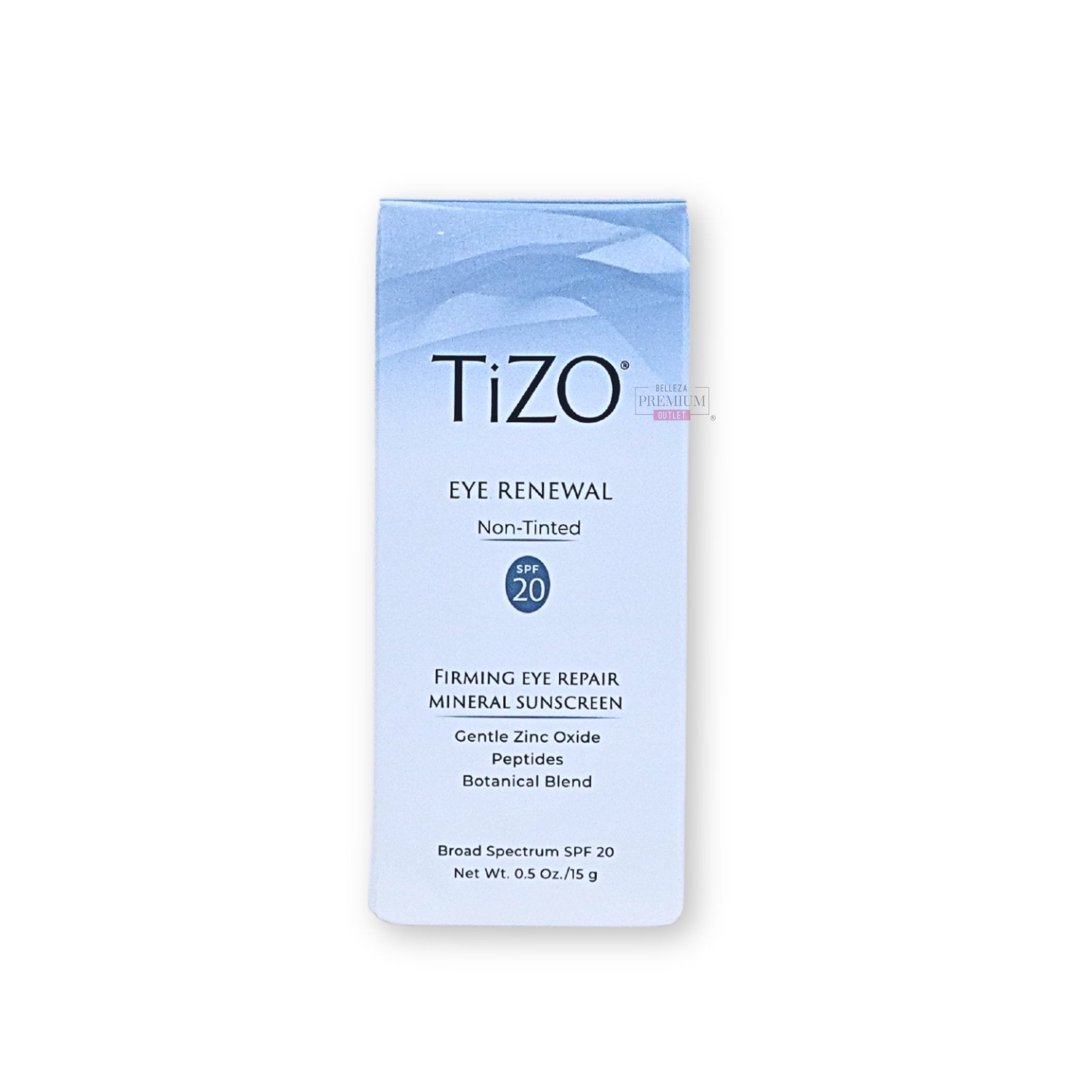 TiZO Eye Renewal Sin Color SPF 20 15g: Valioso Tratamiento para la Protección y Renovación de la Delicada Zona de los Ojos