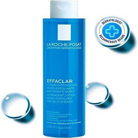 La Roche-Posay Effaclar Astringente Lotion 200ml – Tónico Regulador para Piel Grasa y con Poros Obstruidos