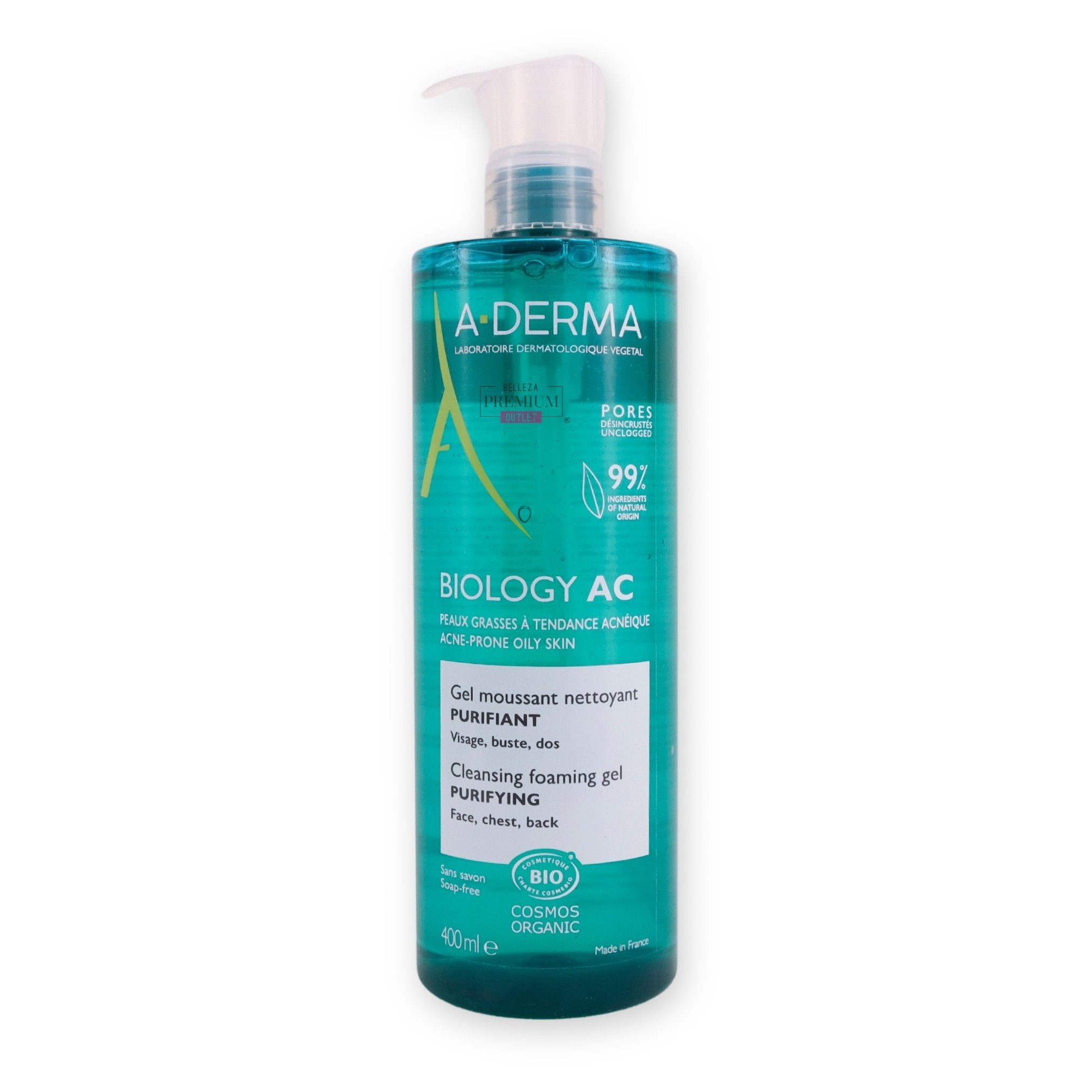 A-Derma Biology AC Cleansing Foaming Gel Purifying 400ml