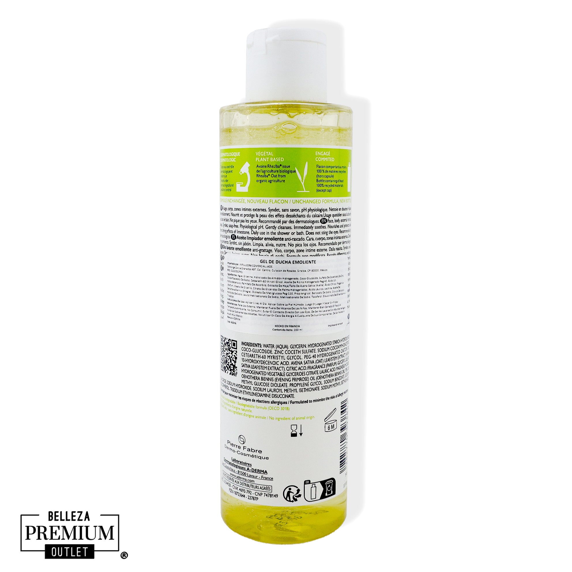 Aderma EXOMEGA Control Emolliërende Reinigingsolie – Limpieza Suave y Nutritiva para Piel Seca y Atópica