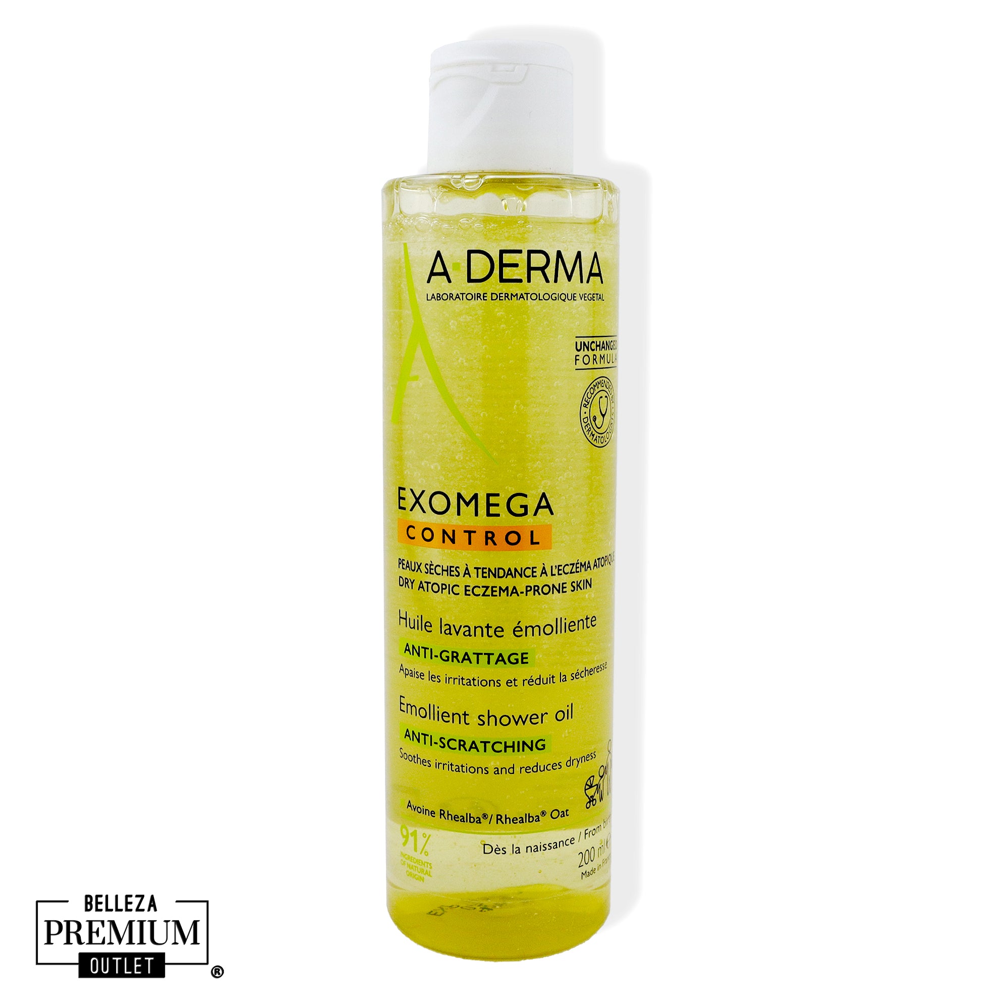 Aderma EXOMEGA Control Emolliërende Reinigingsolie – Limpieza Suave y Nutritiva para Piel Seca y Atópica