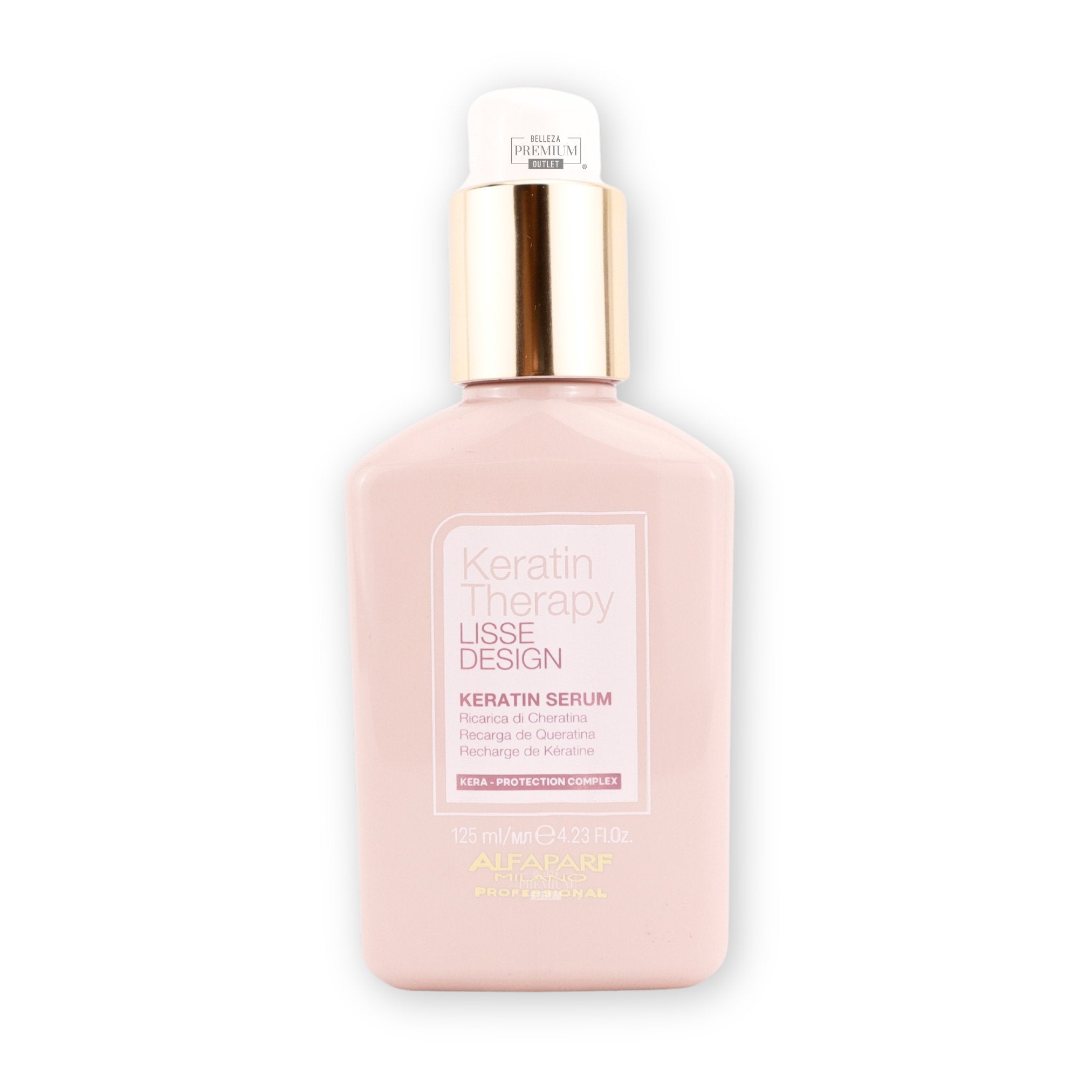 Alfaparf Milano Lisse Design Keratin Therapy Serum 125ml – Suavidad y Brillo Inmediato para Cabellos Rebeldes