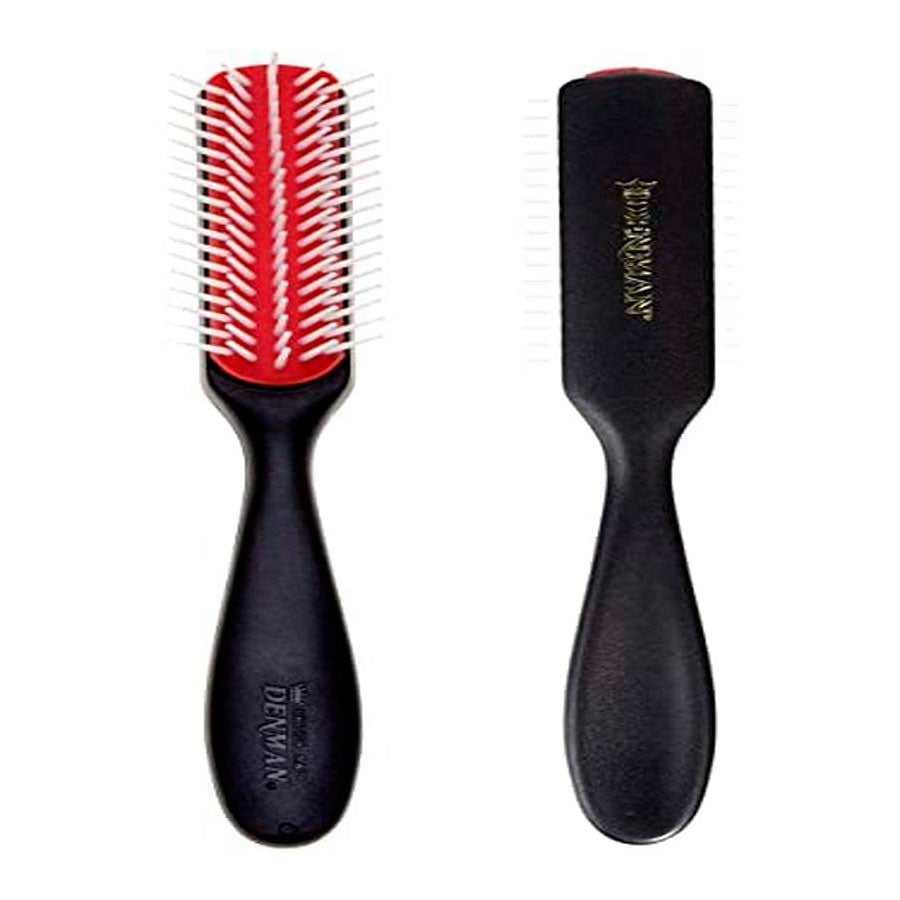 Denman D143 Mango Largo 5 Row – Desenredado, control y estilo con comodidad profesional