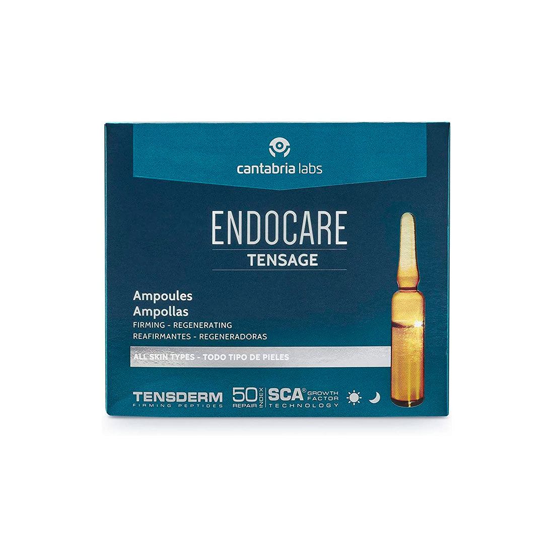 Endocare Tensage Ampolletas Reafirmantes - Regeneradoras 10 x 2ml – Piel Rejuvenecida y Firme