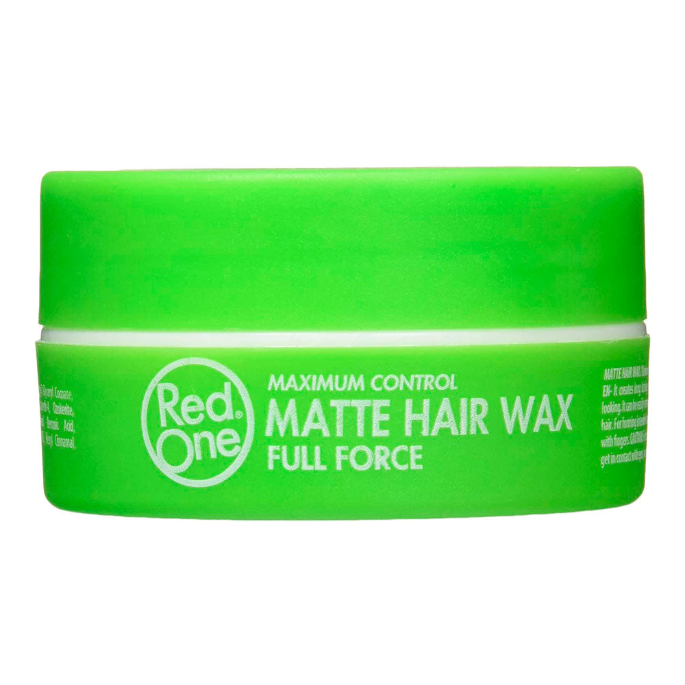 Red One Full Force Matte Hair Wax Green 150ml