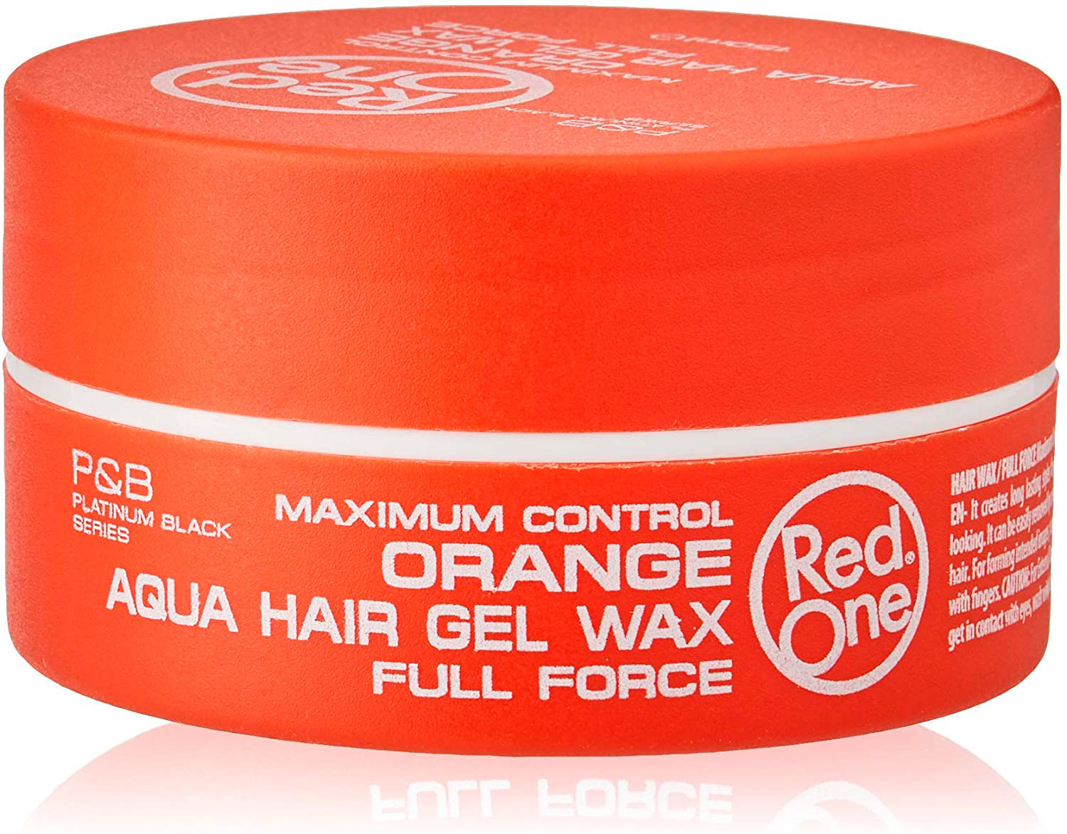 Red One Full Force Aqua Hair Gel Wax Orange 150ml