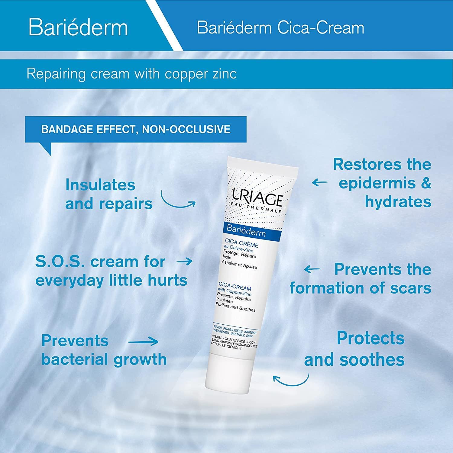 Uriage Bariéderm Cica Crème 40ml – Reparación Intensiva y Confort para la Piel Sensible