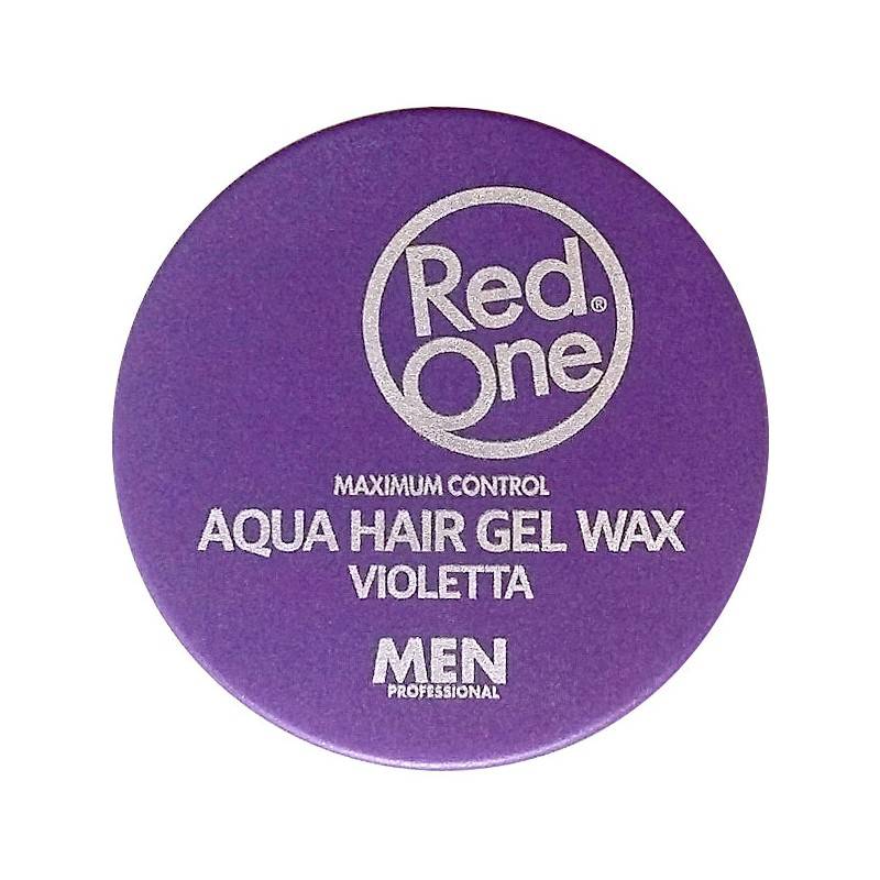 Red One Aqua Hair Gel Wax Violeta 150ml