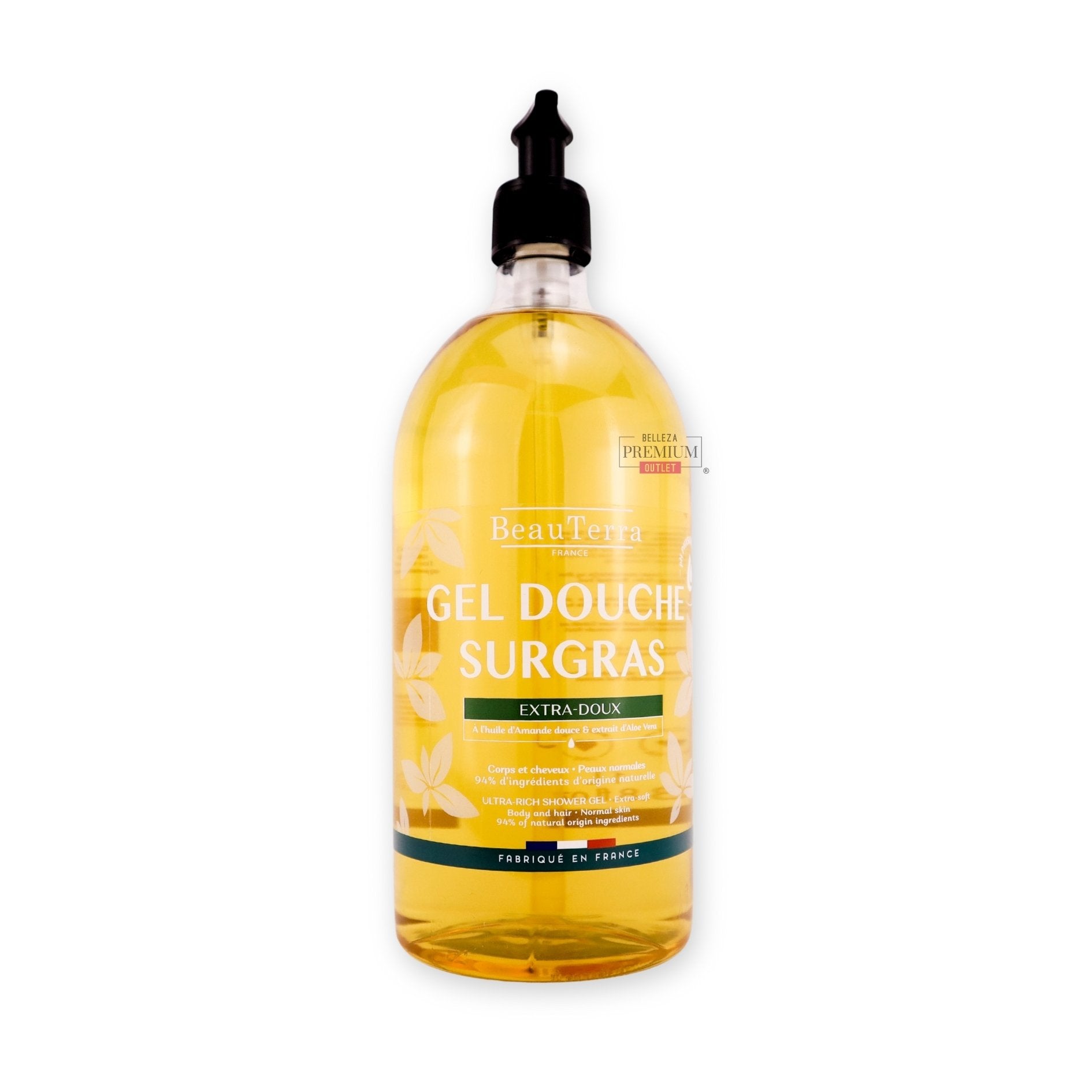 Beauterra Shower Gel 1L Extra-Doux – Limpieza Suave y Protectora para Todo Tipo de Piel