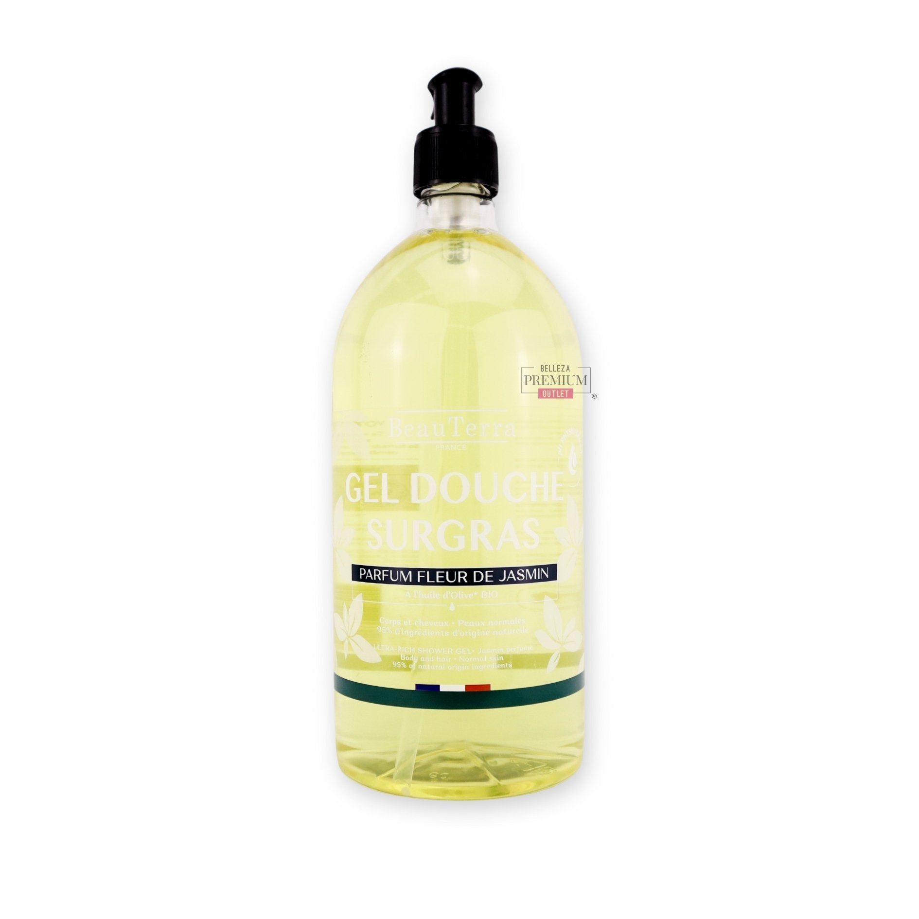 Beauterra Shower Gel 1L Fleur de Jasmin – Ducha Delicada y Aromática