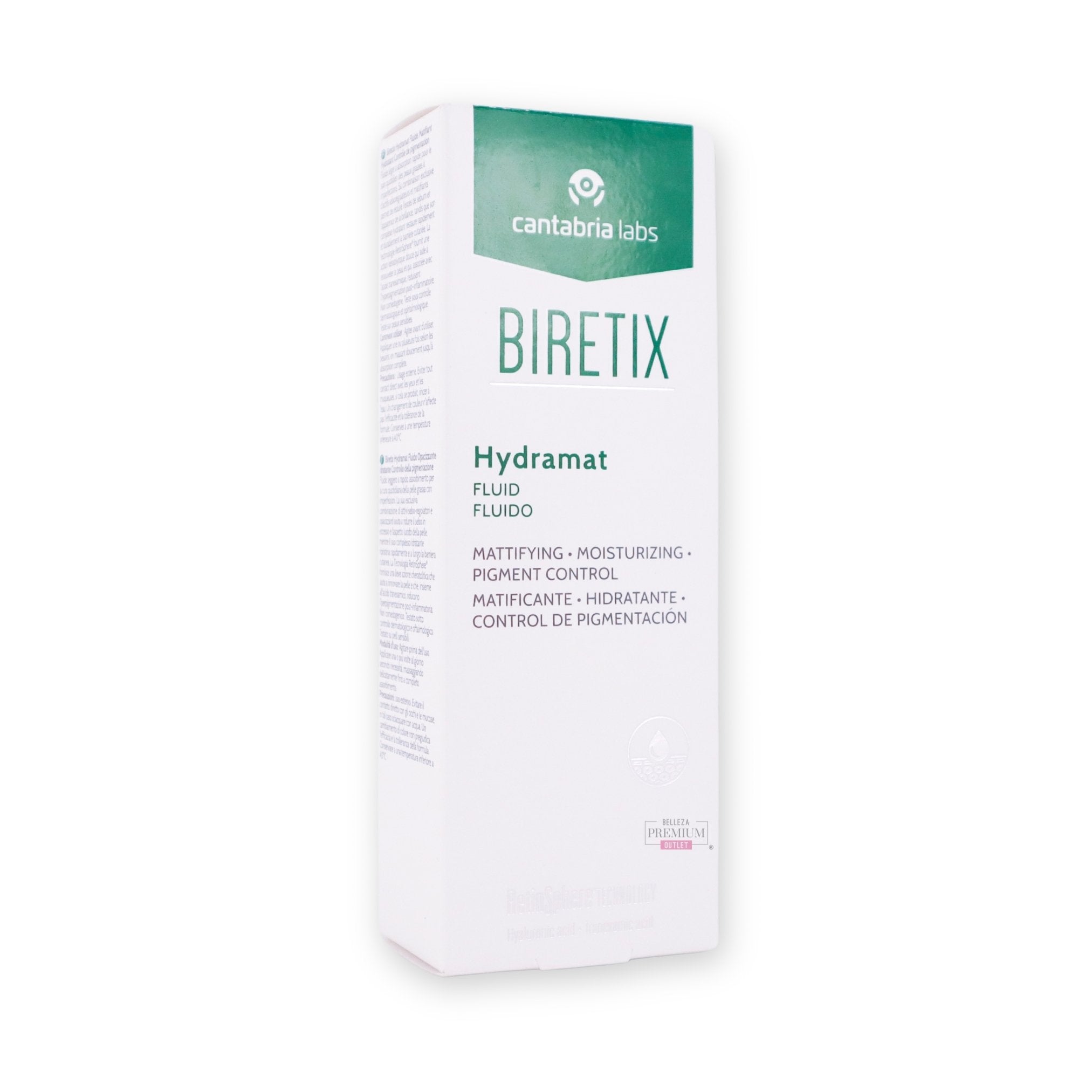 Biretix Hydramat Fluido 50ml – Hidratación Ligera y Control de Brillos