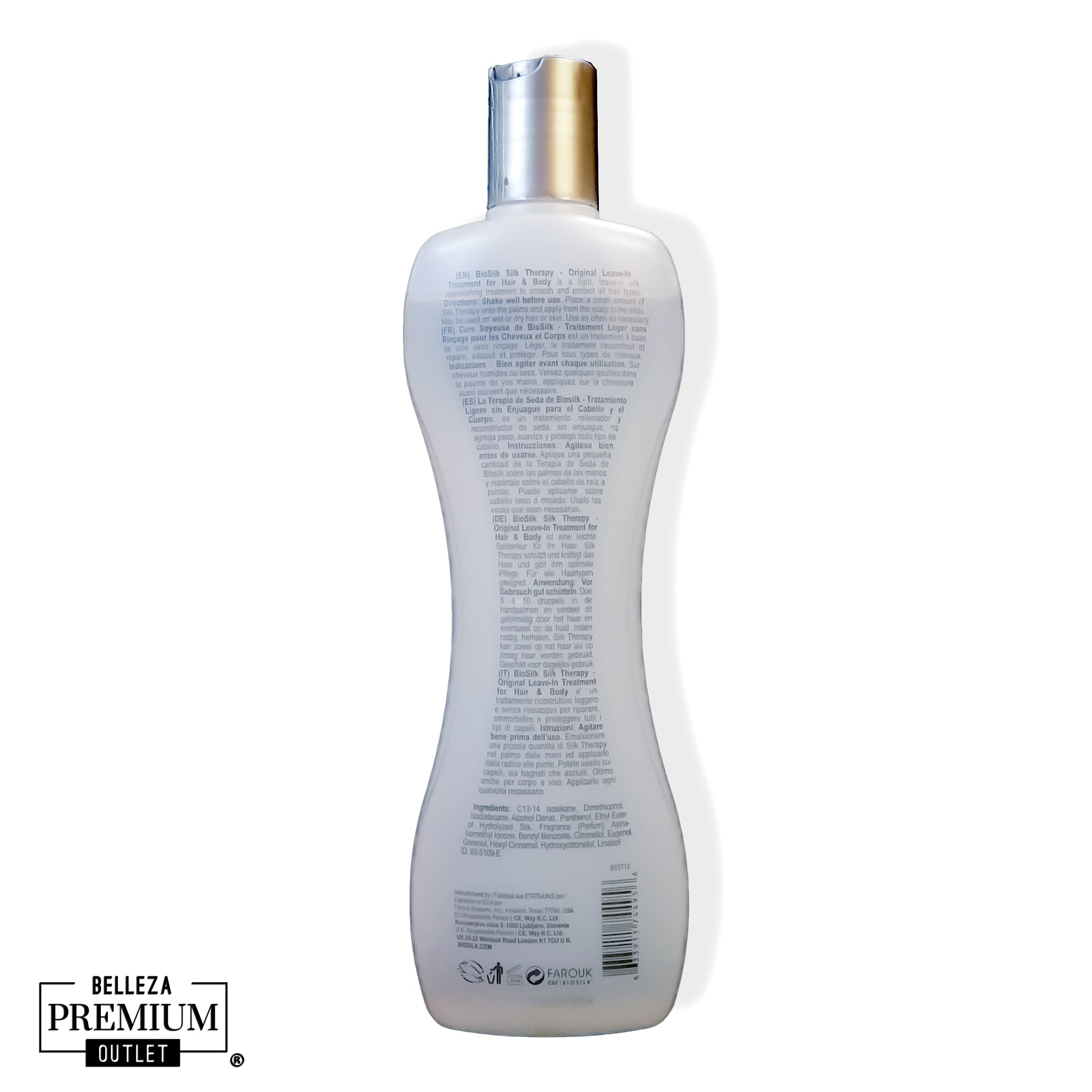 BioSilk Silk Therapy 355ml – Tratamiento Capilar Reparador y Brillante