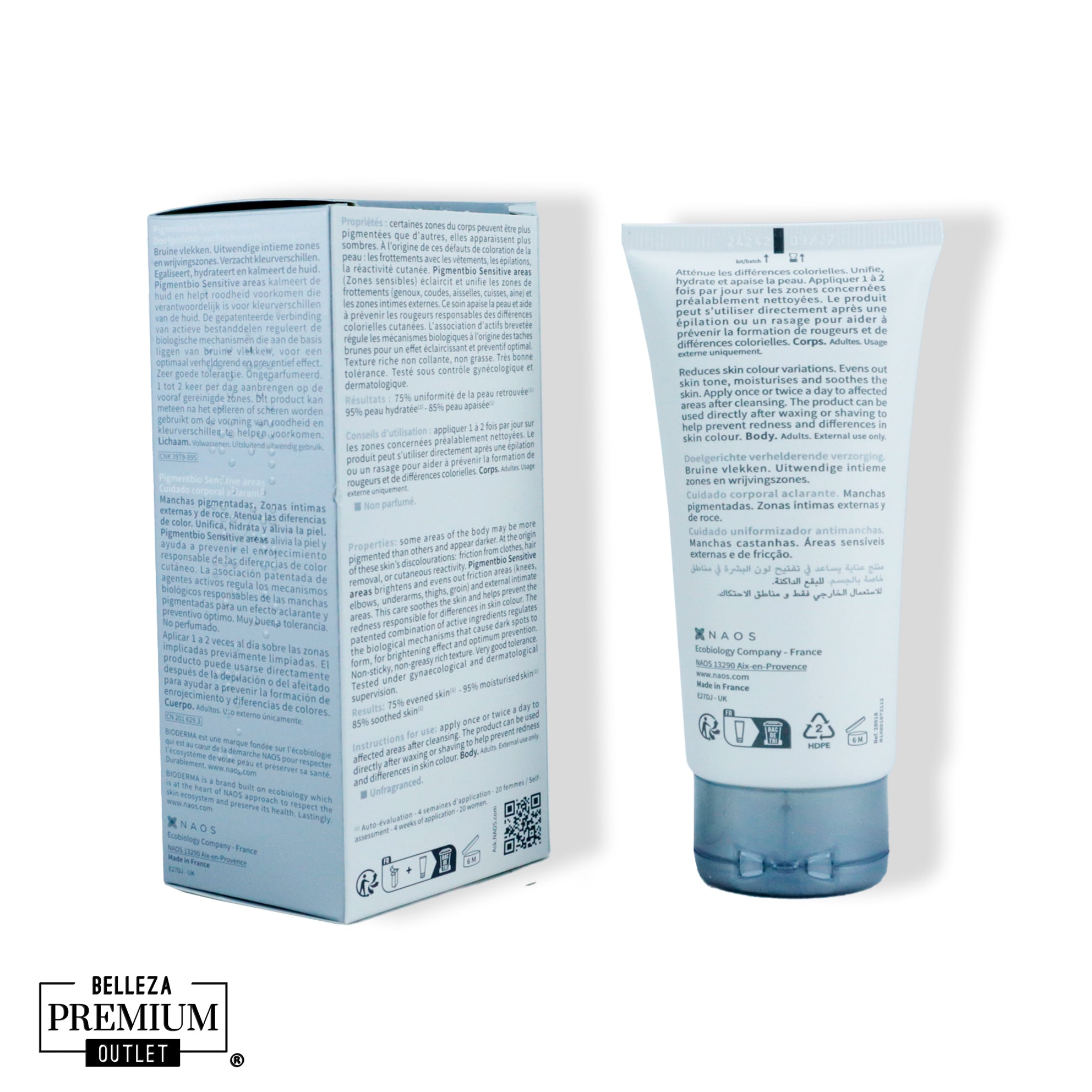 Bioderma Pigmentbio Sensitive Areas 75ml – Crema Despigmentante para Zonas Sensibles