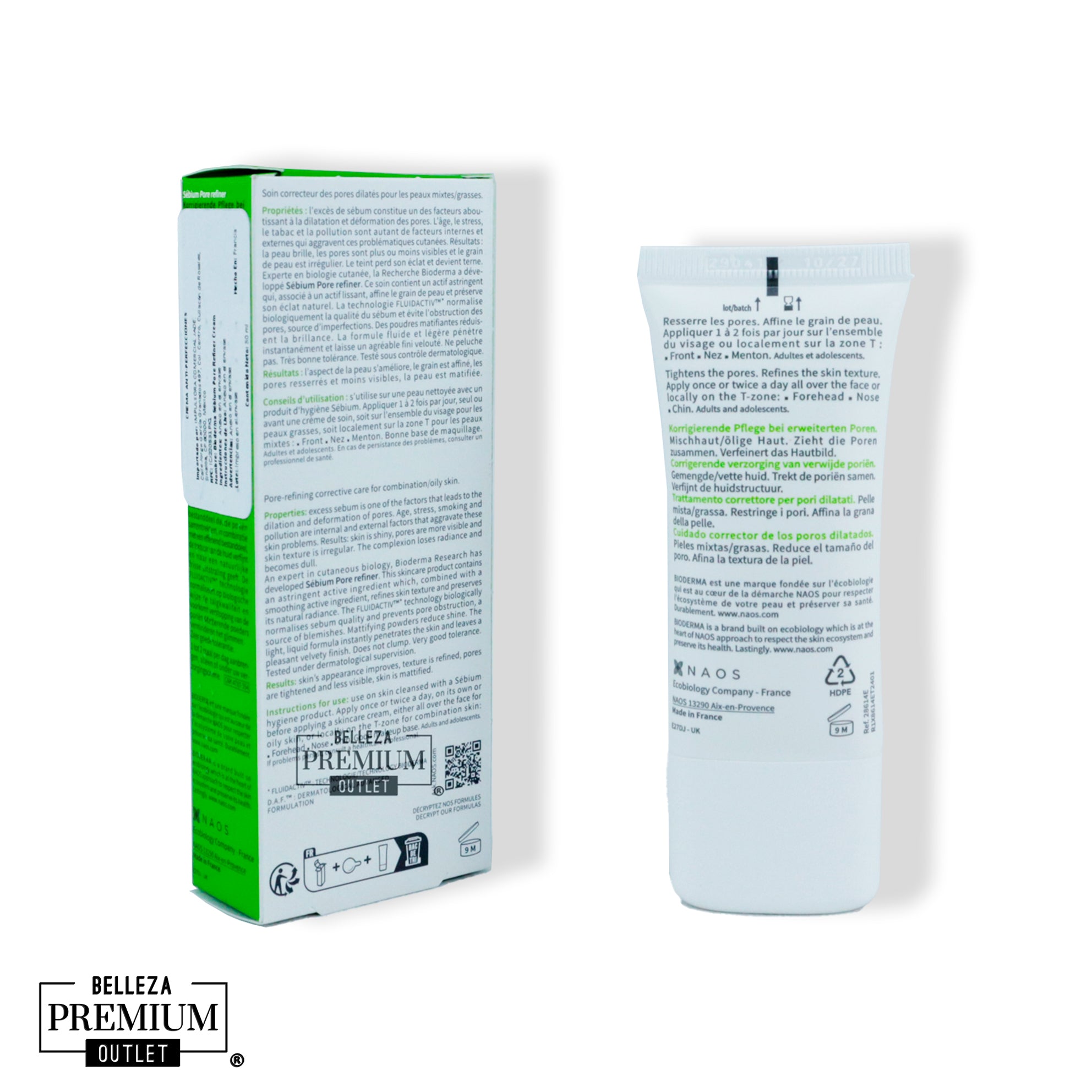 Bioderma Sebium Pore Refiner 30 ml:¡Poros afinados, piel matificada y textura perfeccionada al instante!