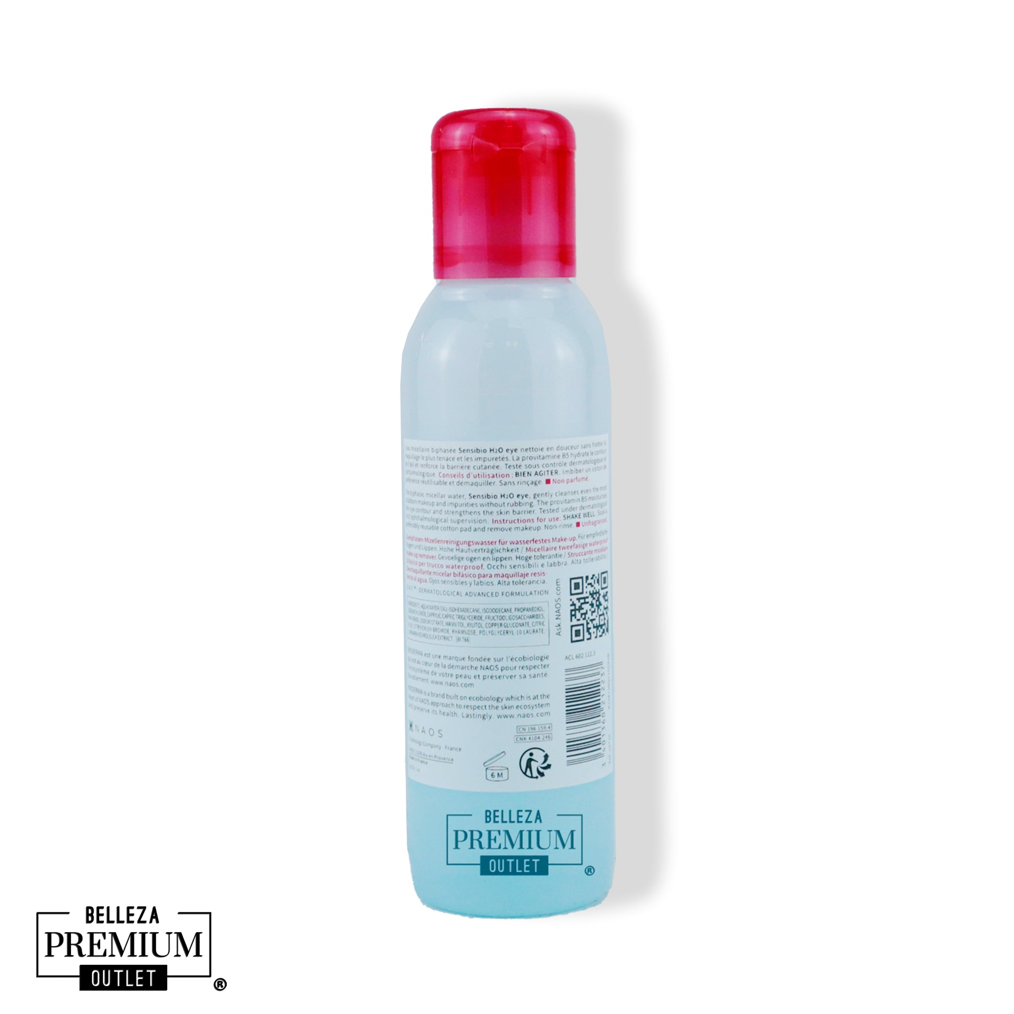 BIODERMA SENSIBIO H2O 125ML: El Talentoso Aliado para tus Ojos