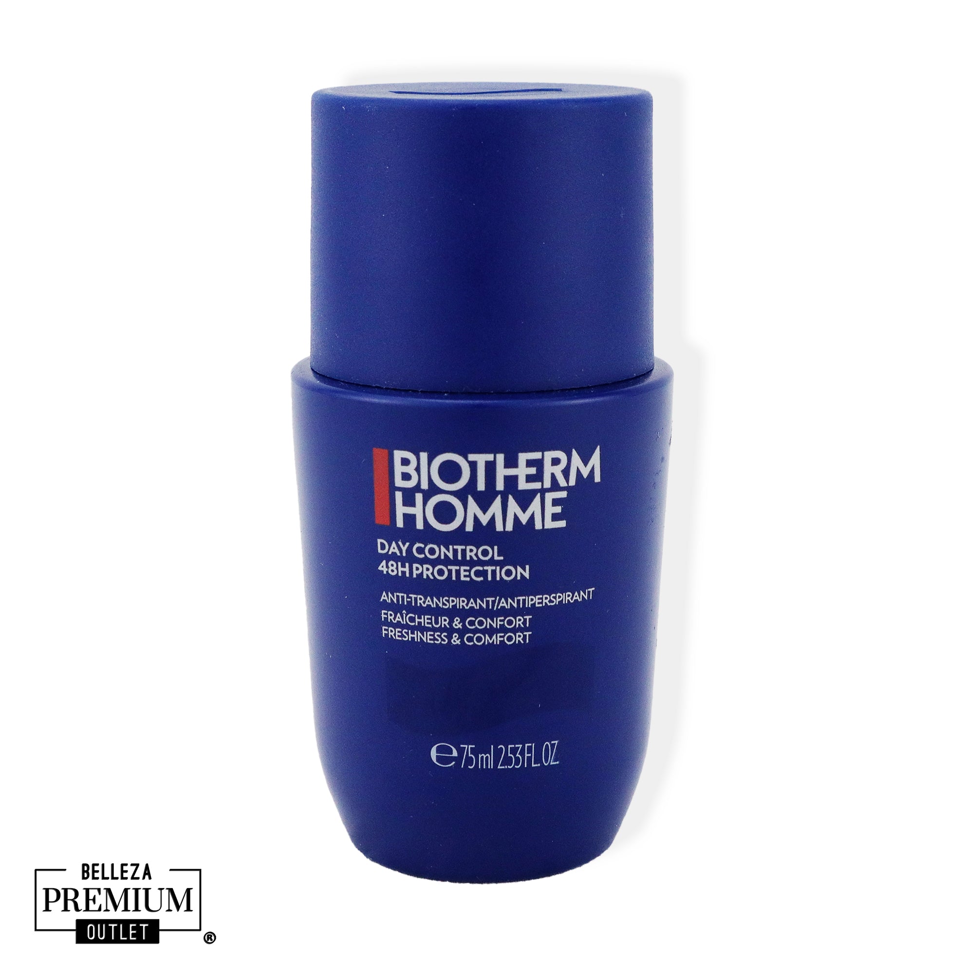 Biotherm Homme Day Control Deo 48H Roll-On 75ml – Desodorante de Larga Duración para Hombres