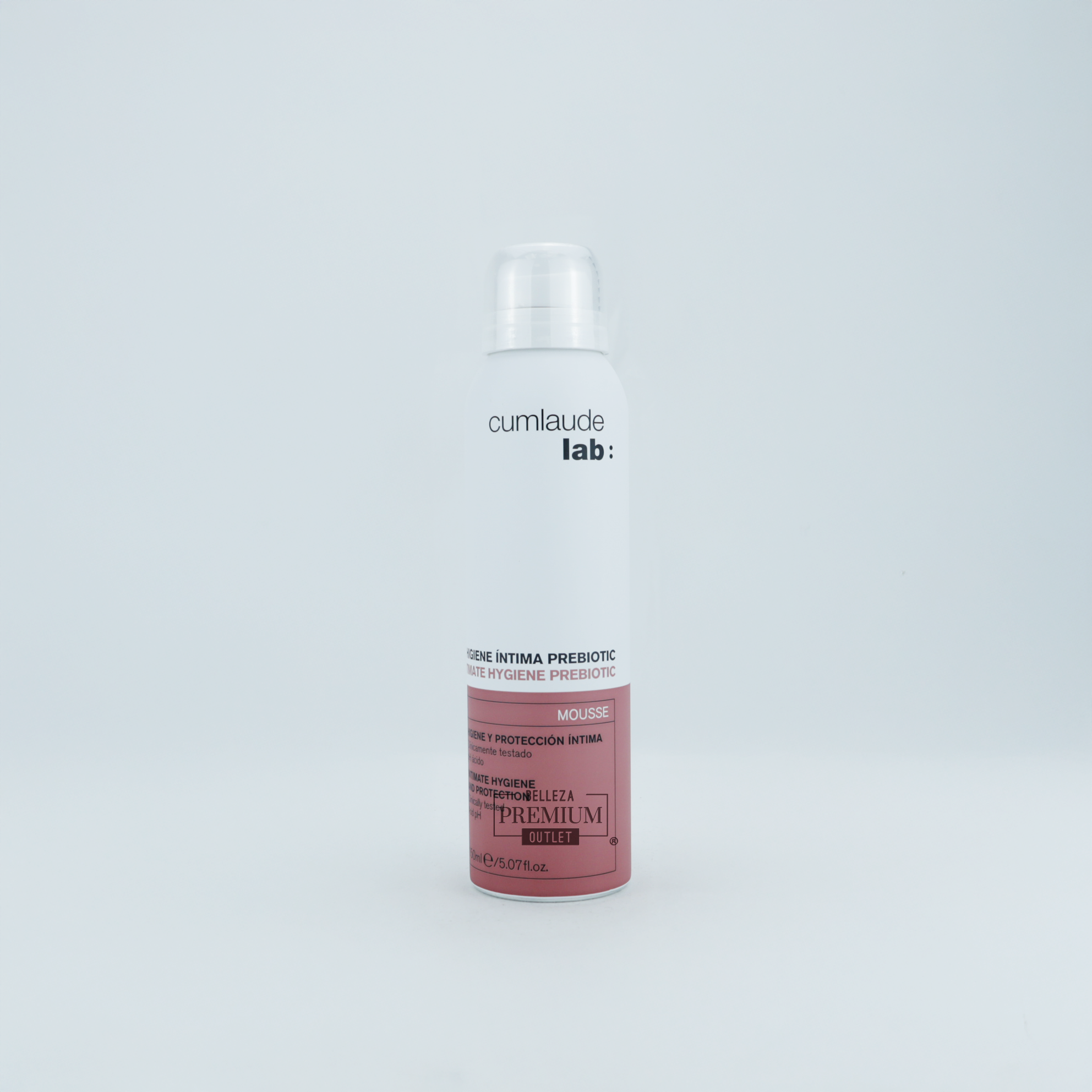 Cumlaude Lab Higiene Íntima Prebiotic Mousse 150ml – Espuma Suave con Prebióticos para la Zona Íntima