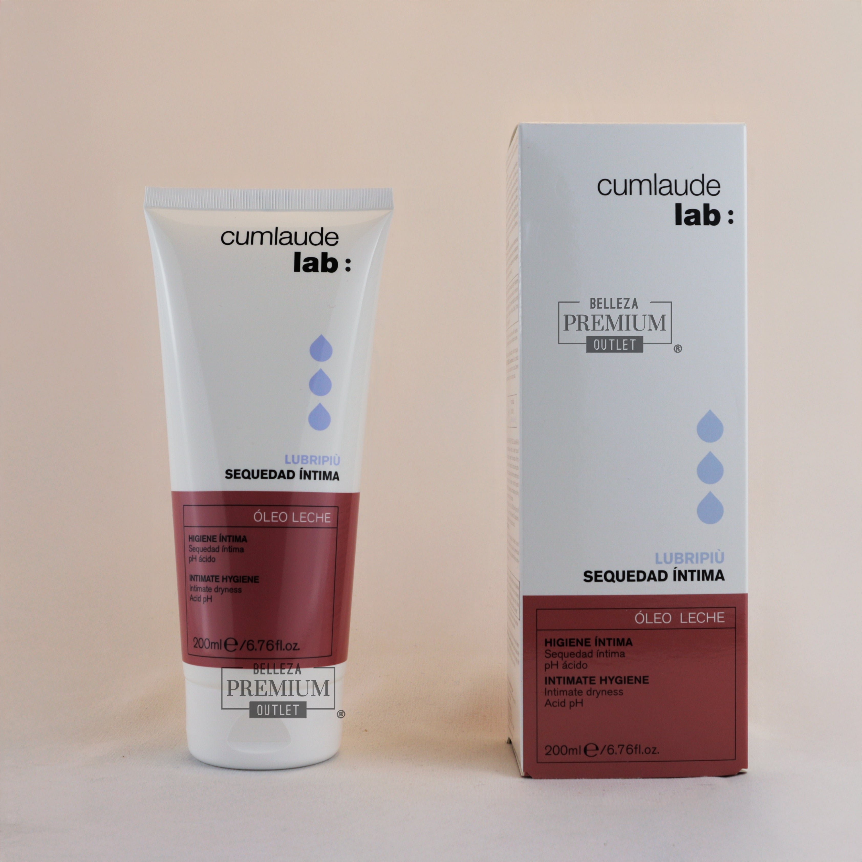 CUMLAUDE Lubripiu Higiene Íntima Óleo Leche 200ml: Limpieza Ultra Delicada con Hidratación y Confort Prolongado