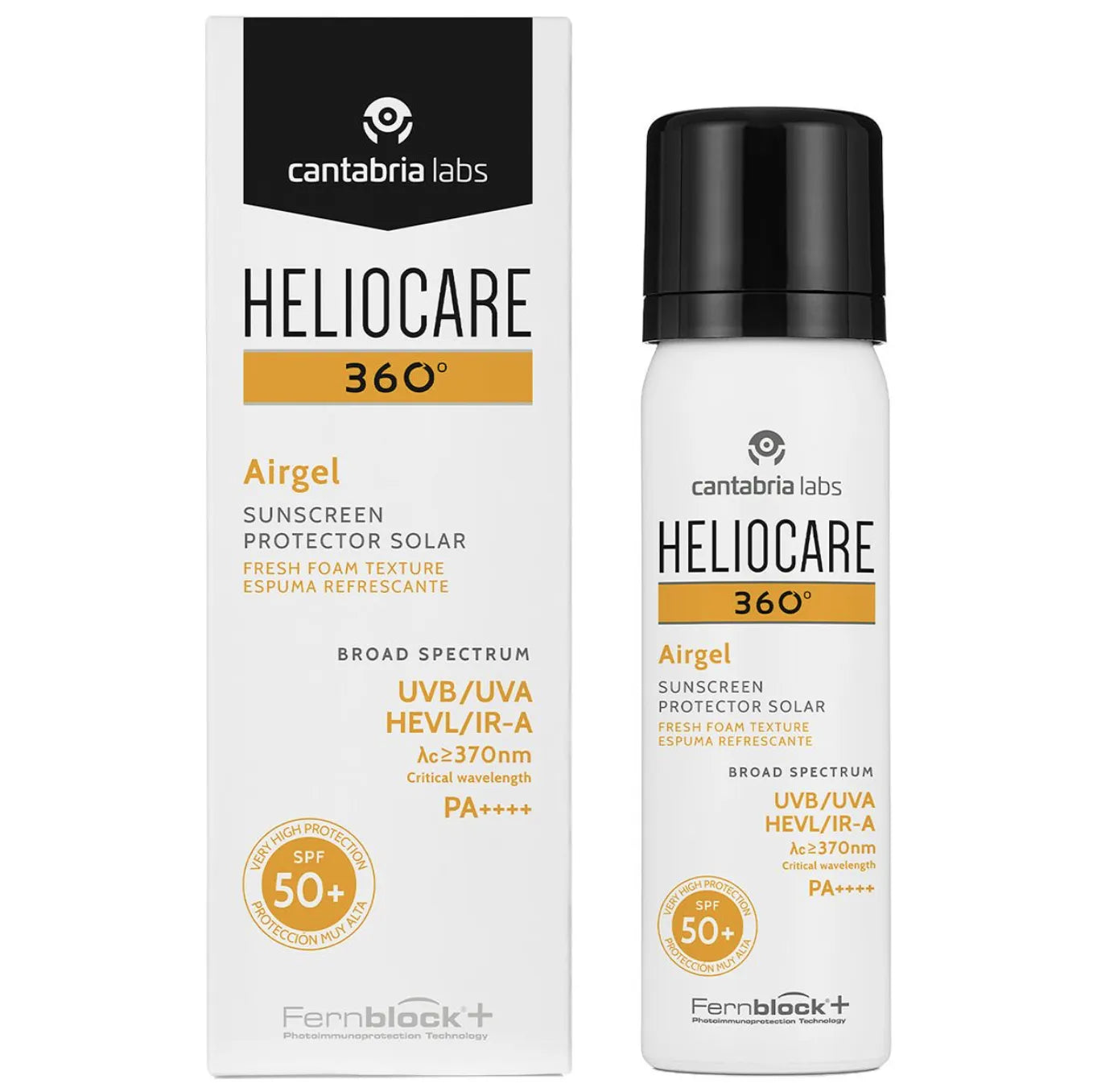 Heliocare 360° Airgel SPF50+ 60ml – Fotoprotección avanzada en textura espuma ligera
