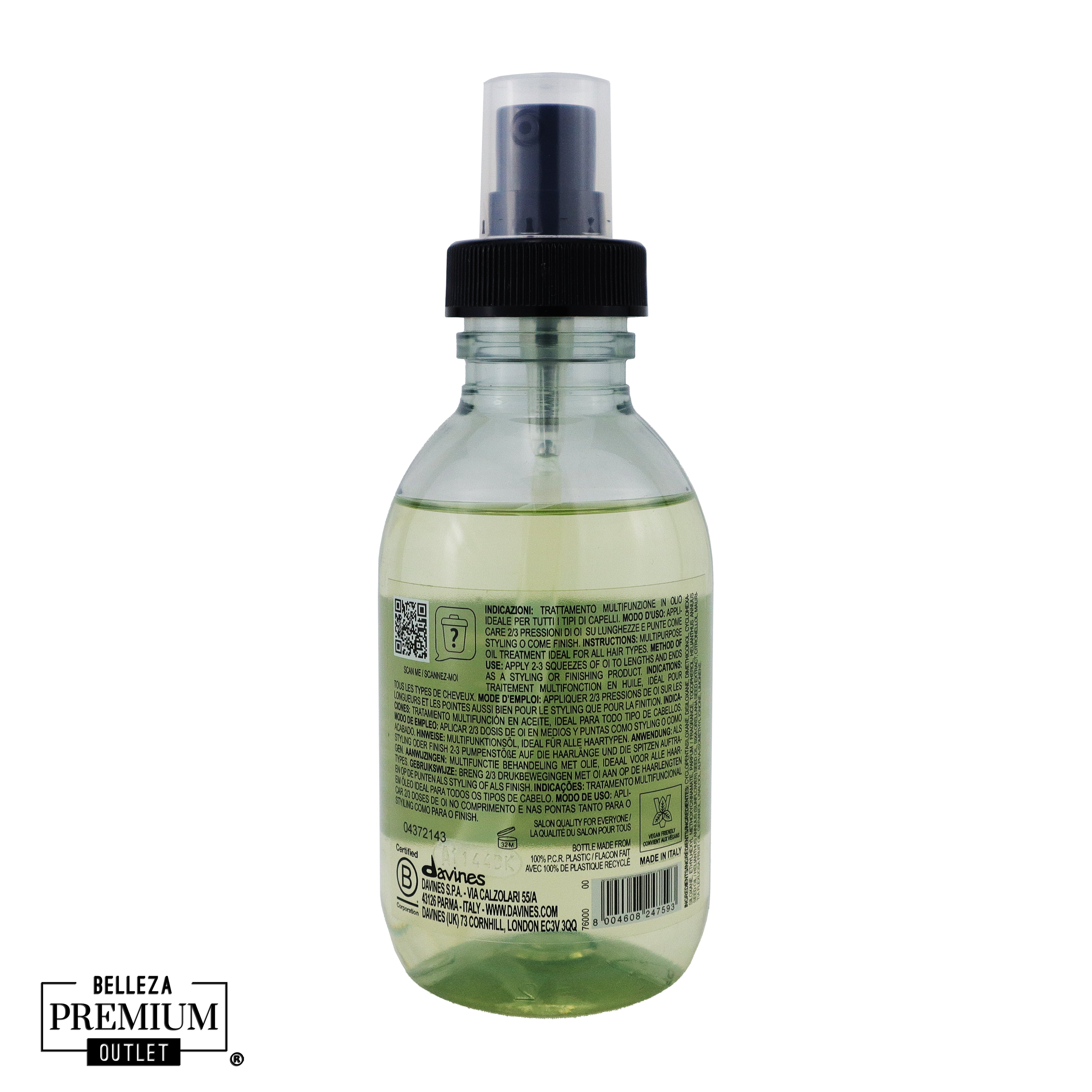 Davines OI Oil 135ml: El aceite capilar más popular para un cabello radiante