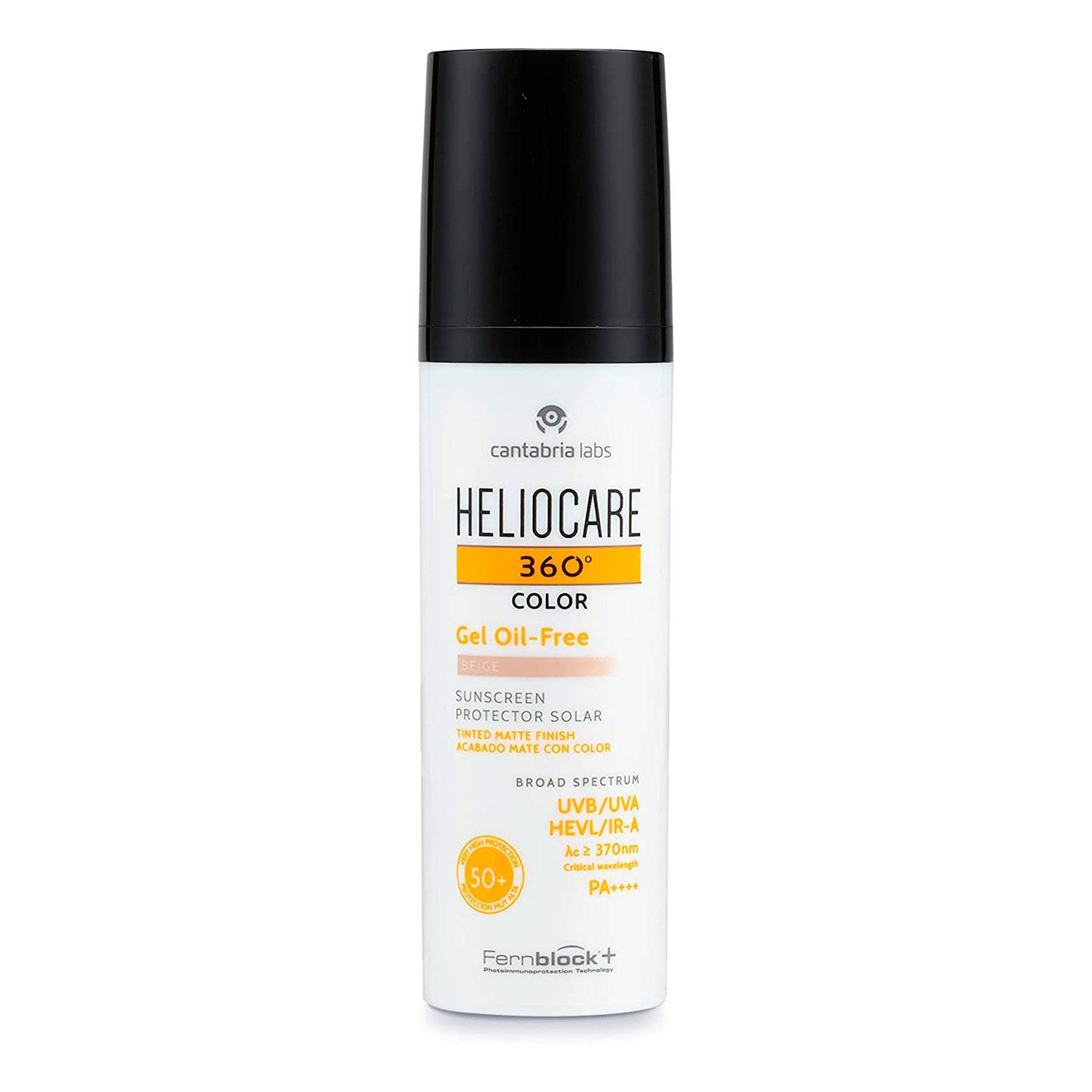 Heliocare 360° Gel Color SPF50+ Tono Beige 50ml – Fotoprotección con color y acabado natural