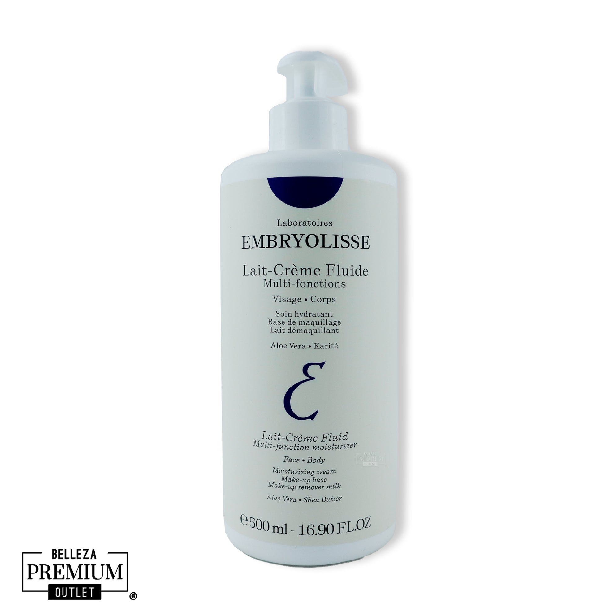 Embryolisse Lait-Crème Fluid 500ml – Hidratación Total para Rostro y Cuerpo