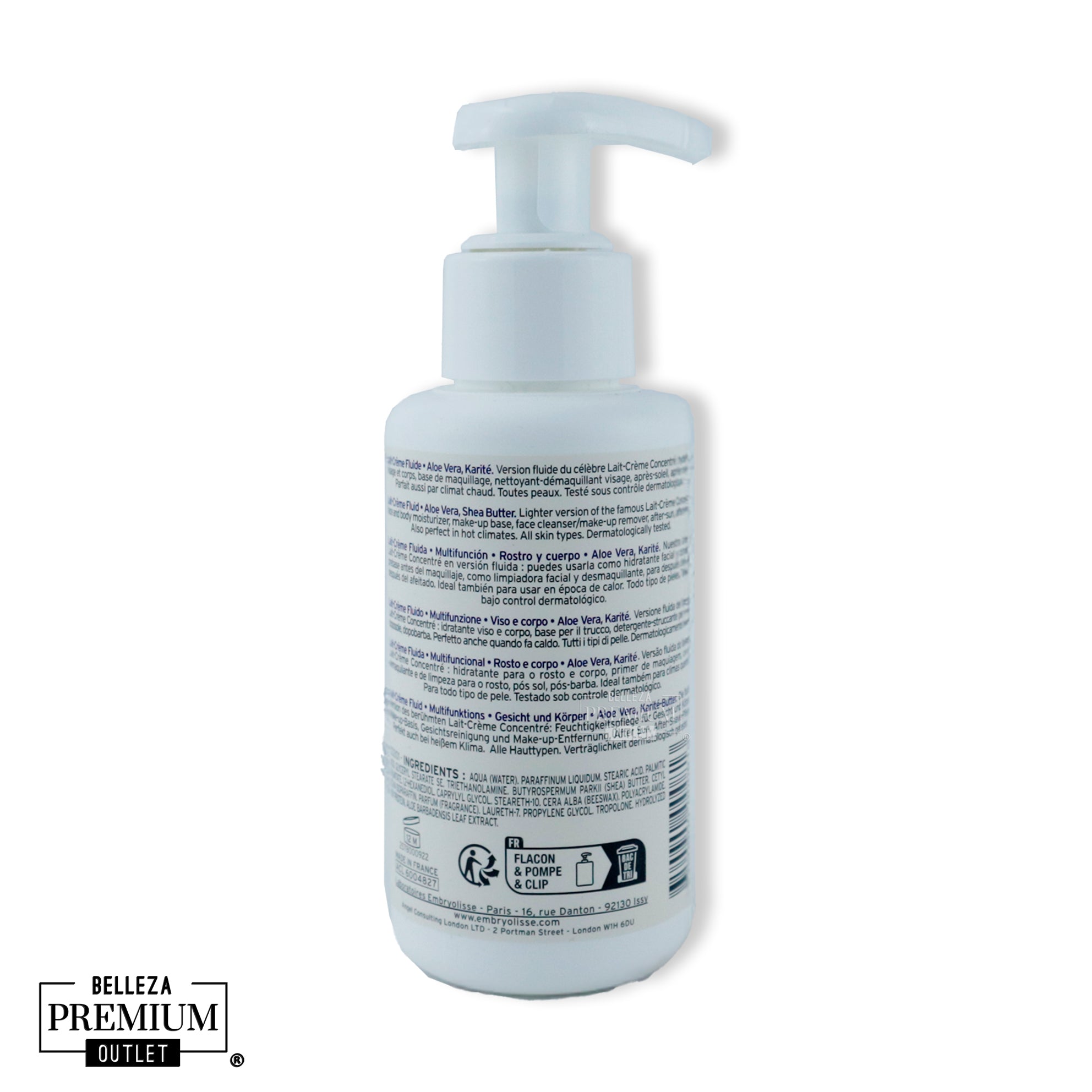 Embryolisse Lait-Crème Fluid 75ml – Hidratación Ligera, Suavidad Inmediata