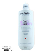 Goldwell Dualsenses Blondes & Highlights Anti-Yellow Conditioner 1000ml: El acondicionador infalible para cabellos rubios.