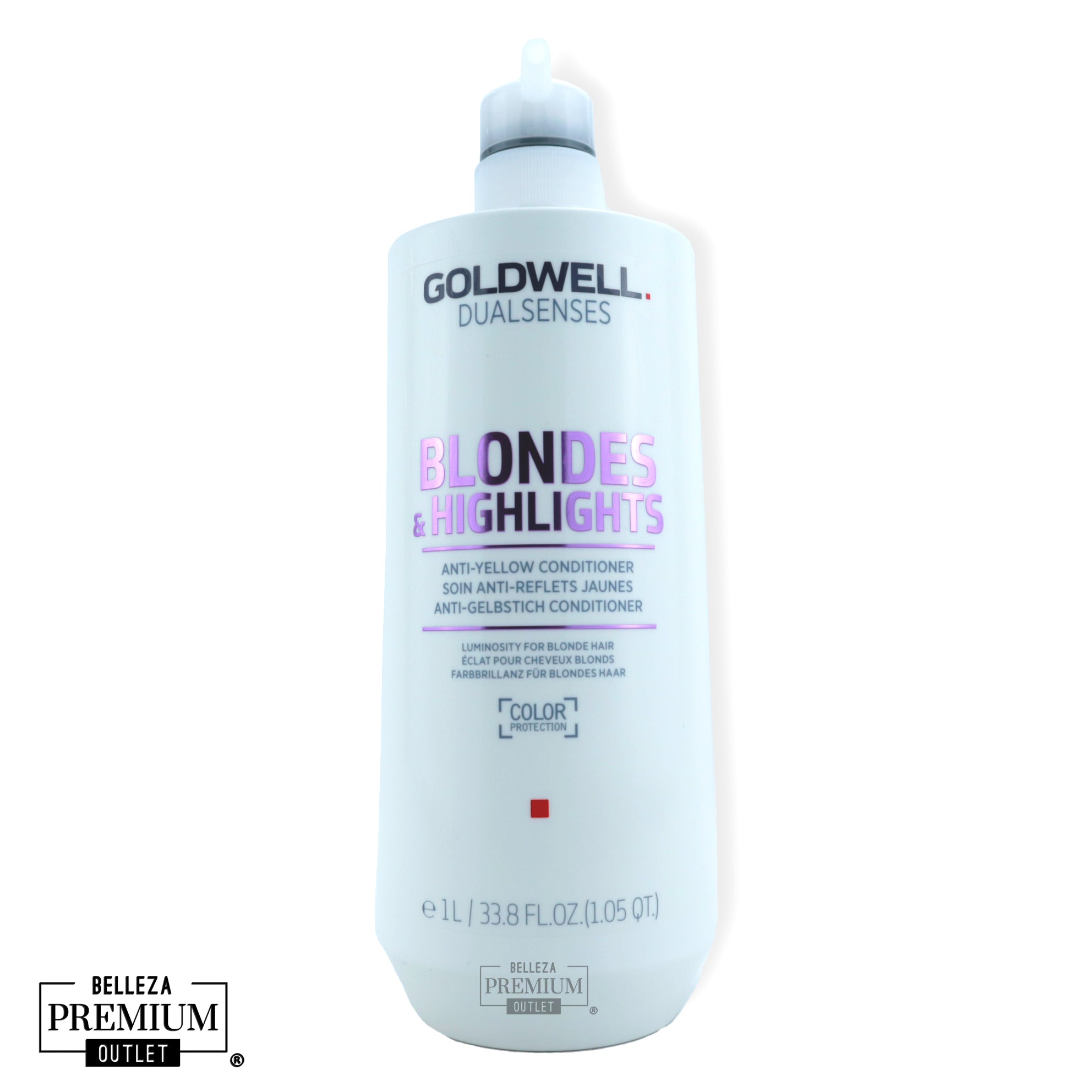 Goldwell Dualsenses Blondes & Highlights Anti-Yellow Conditioner 1000ml: El acondicionador infalible para cabellos rubios.