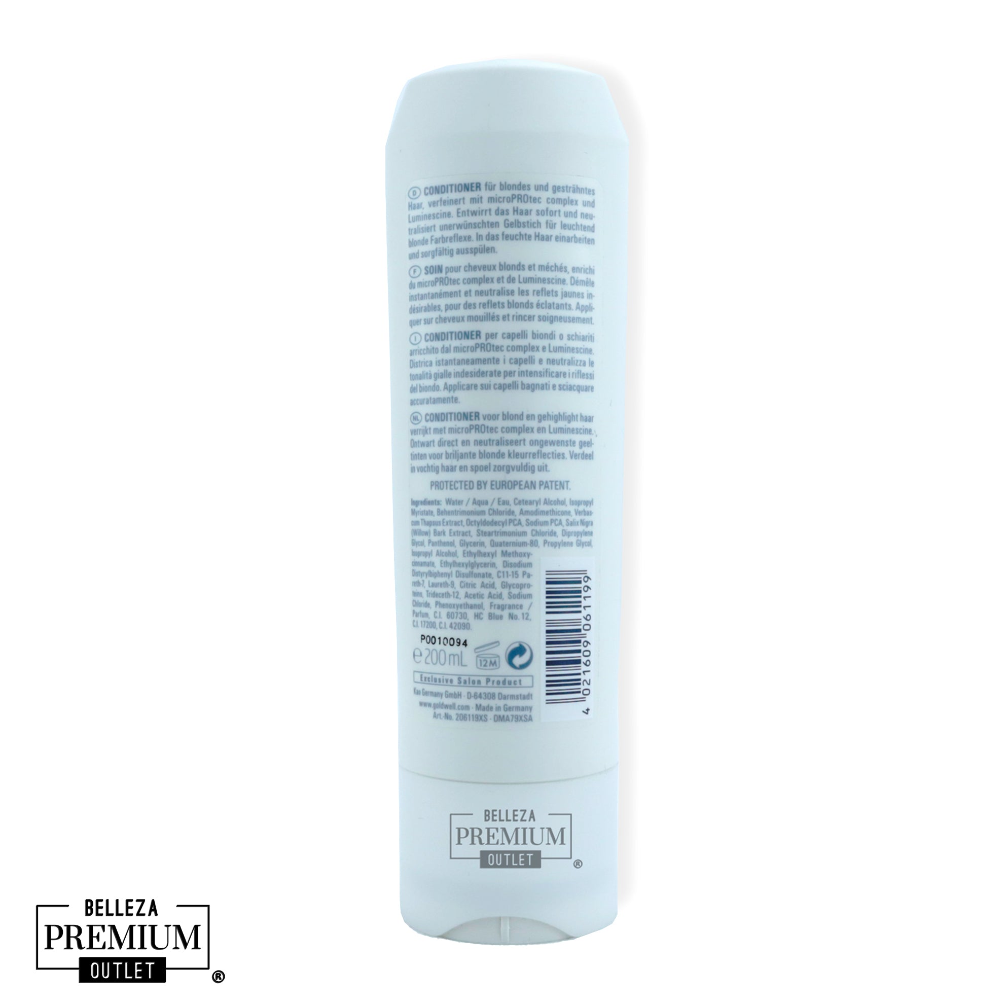 Goldwell Dualsenses Blondes & Highlights Anti-Yellow Conditioner 200ml-Despídete del Amarillo con Goldwell Blondes & Highlights Anti-Yellow Conditioner