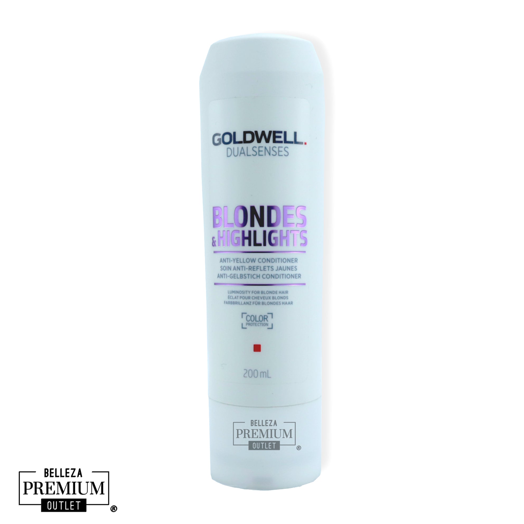 Goldwell Dualsenses Blondes & Highlights Anti-Yellow Conditioner 200ml-Despídete del Amarillo con Goldwell Blondes & Highlights Anti-Yellow Conditioner