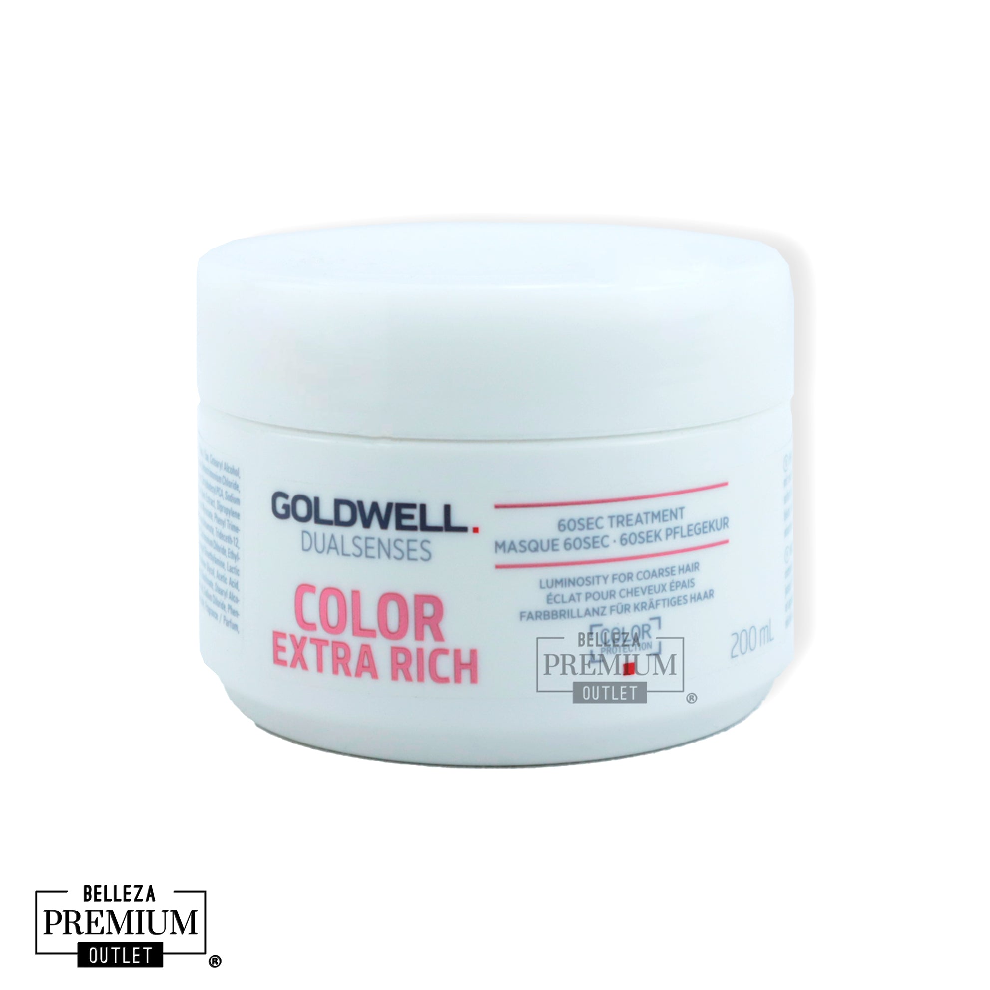 Goldwell Dualsenses Color Extra Rich 60sec Treatment 200ml-Color Extra Rico y Regeneración Profunda en Solo 60 Segundos