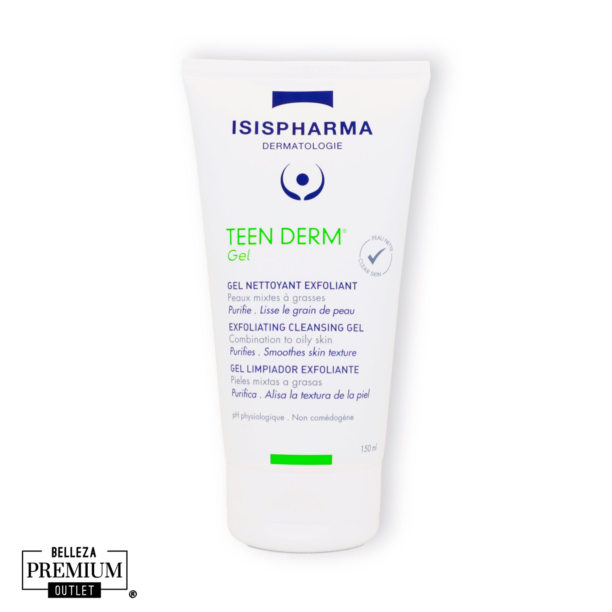 Isispharma Teen Derm Exfoliating Cleansing Gel 150Ml
