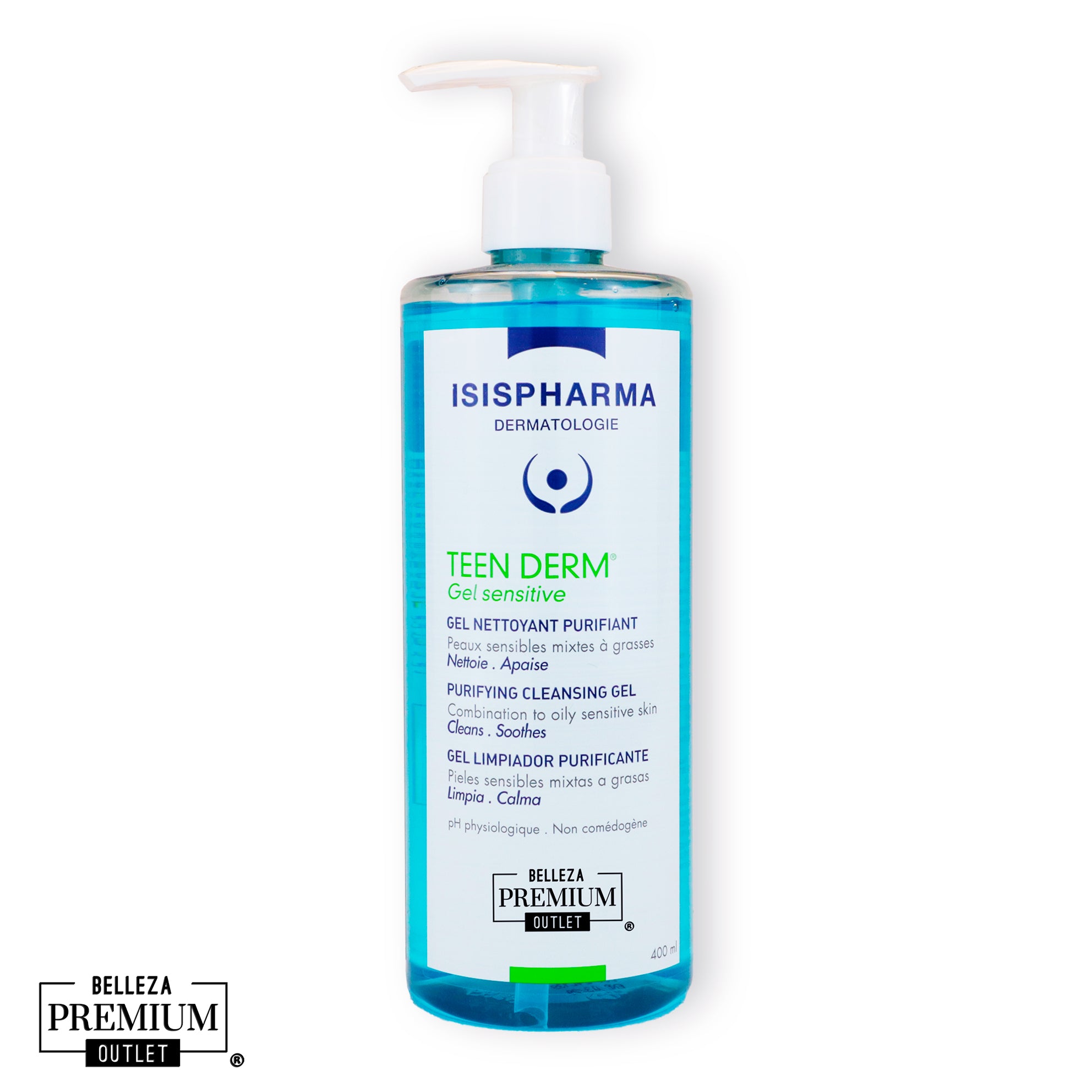 Isispharma Teen Derm Gel Sensitive 400ml