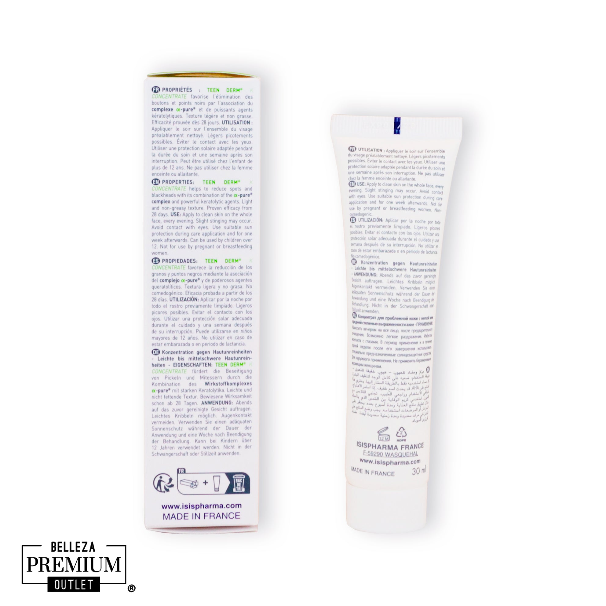 Isispharma Teen Derm Concentrate Anti-imperfections 30ml