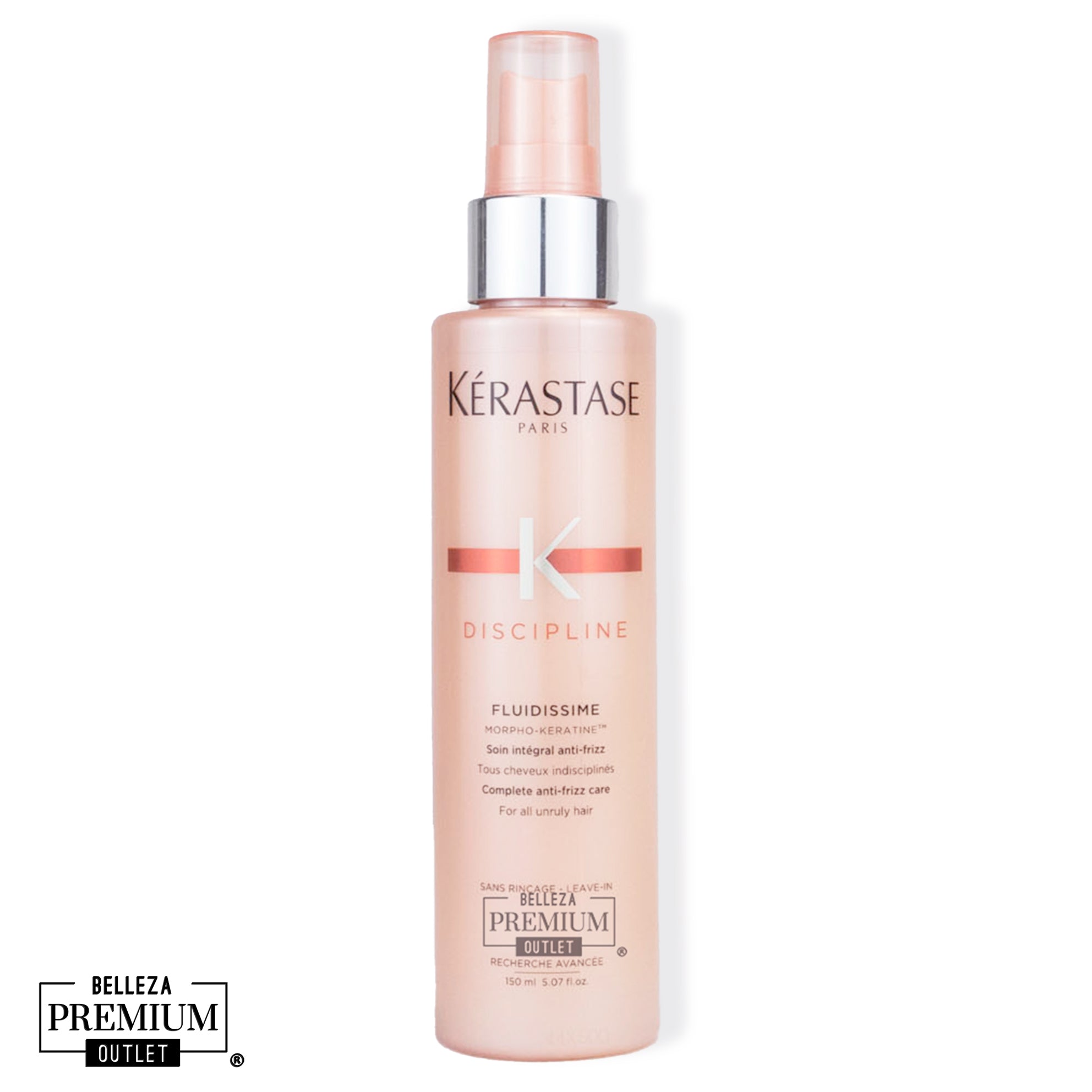 Kérastase Discipline Fluidissime 150ml – Spray Termoprotector Antifrizz para Cabello Indisciplinado y Difícil de Peinar